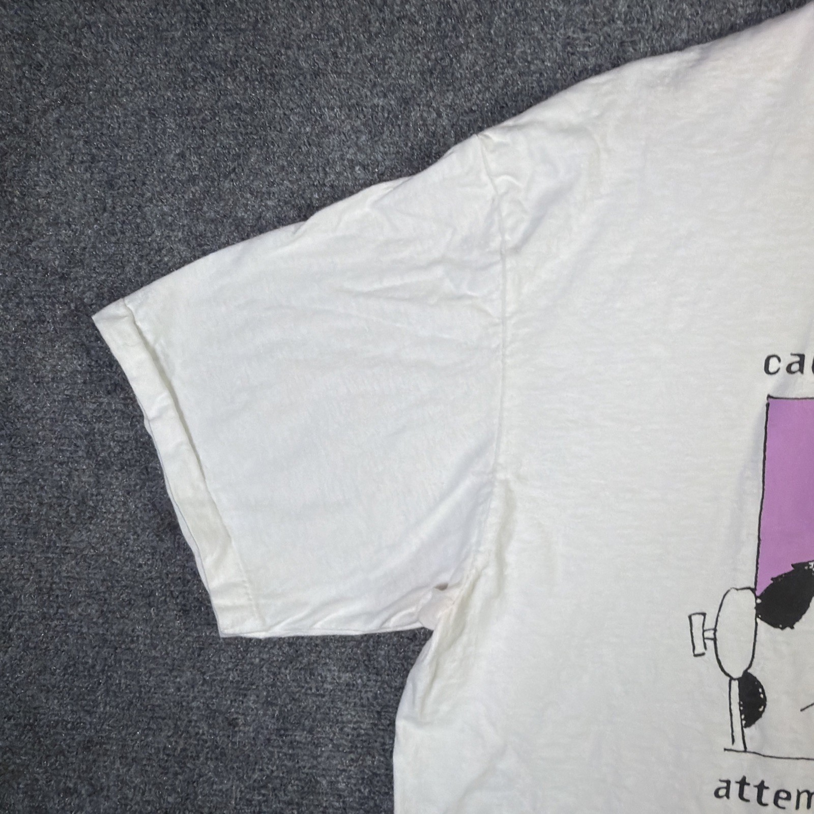 Vintage Quote Shirt Mens XL White 90s Funny Dog Computer Tech Cartoon USA