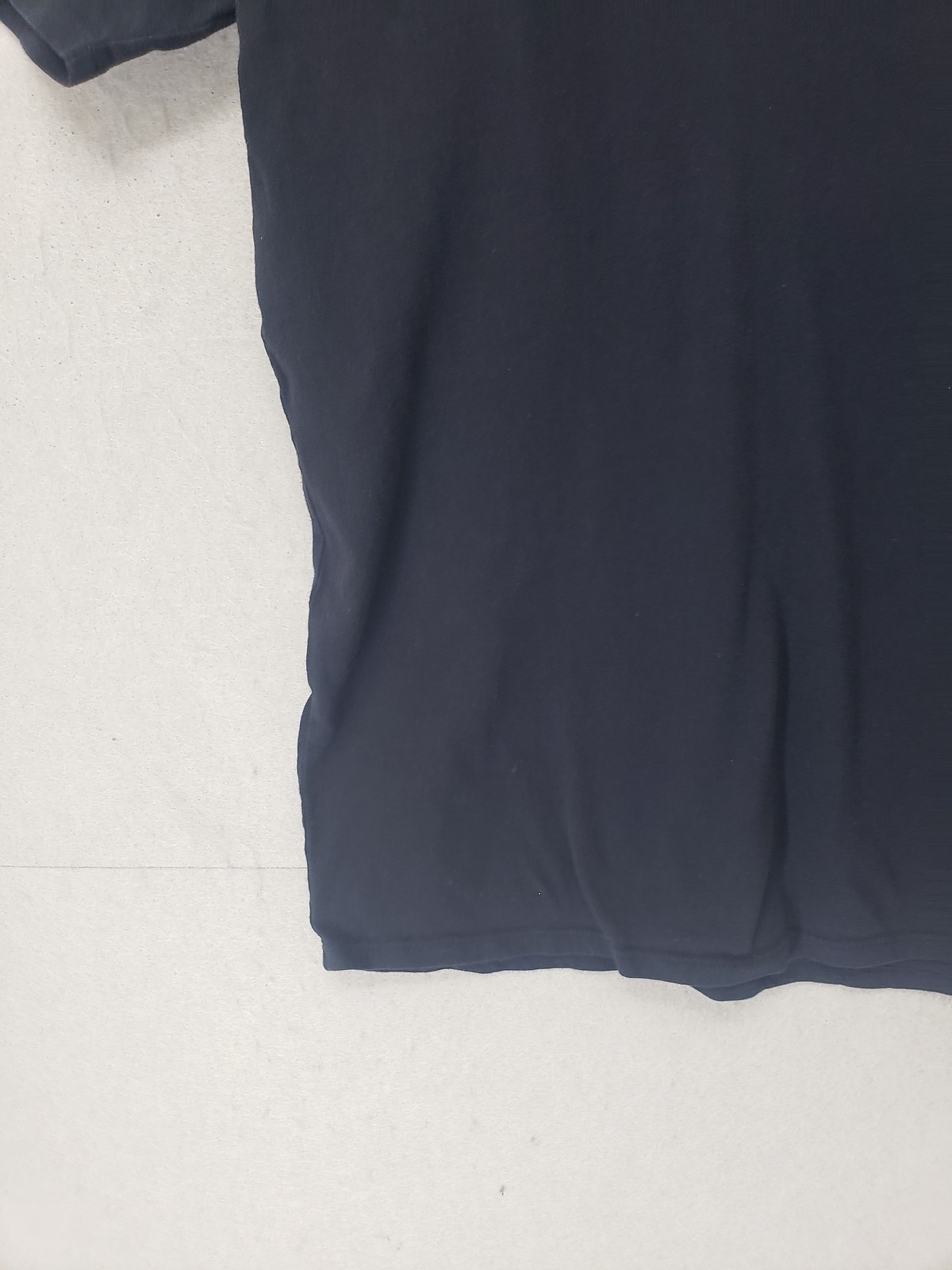 Ben Sherman Shirt Men Medium Black Cotton V Neck Short Sleeve Casual Classic T