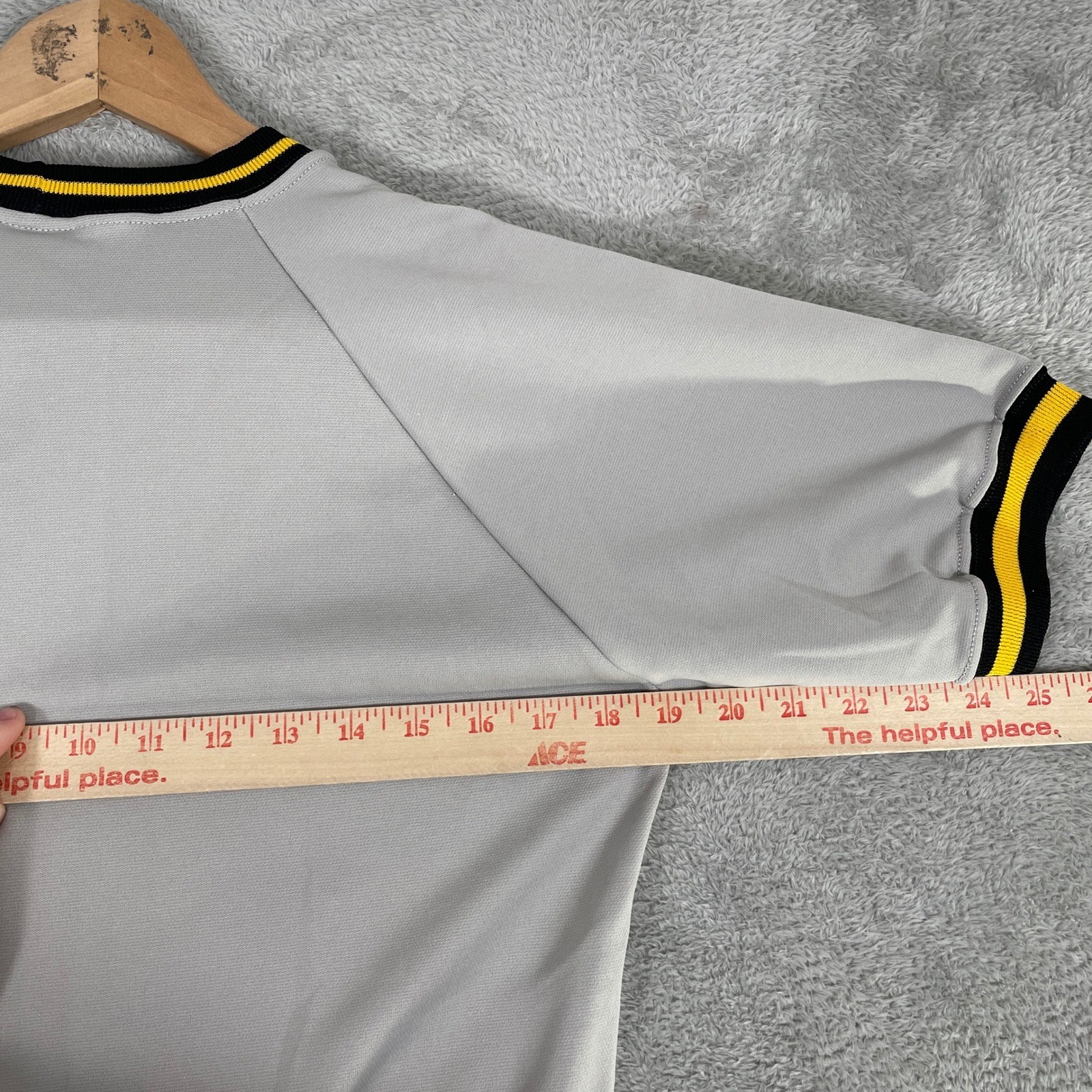 Vintage Army Black Knights Jersey Shirt Mens Medium Gray USA NCAA Rawlings