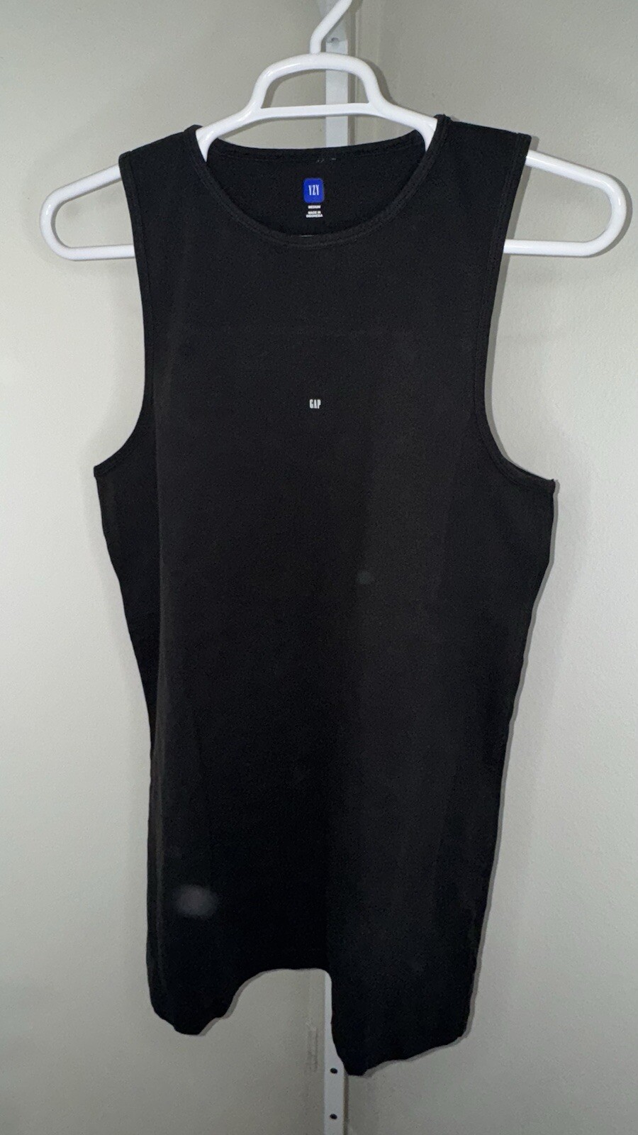 Yeezy Gap Tank Top Mens Size Small Unreleased Season Black Sleeveless New in Bag