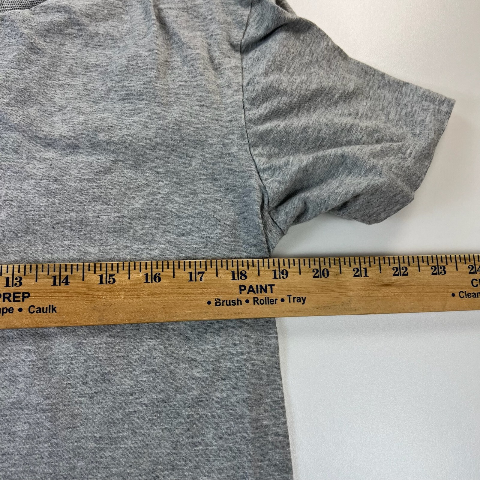 Polo Ralph Lauren Shirt Mens Medium Gray Crew Neck Classic Fit Pony Preppy