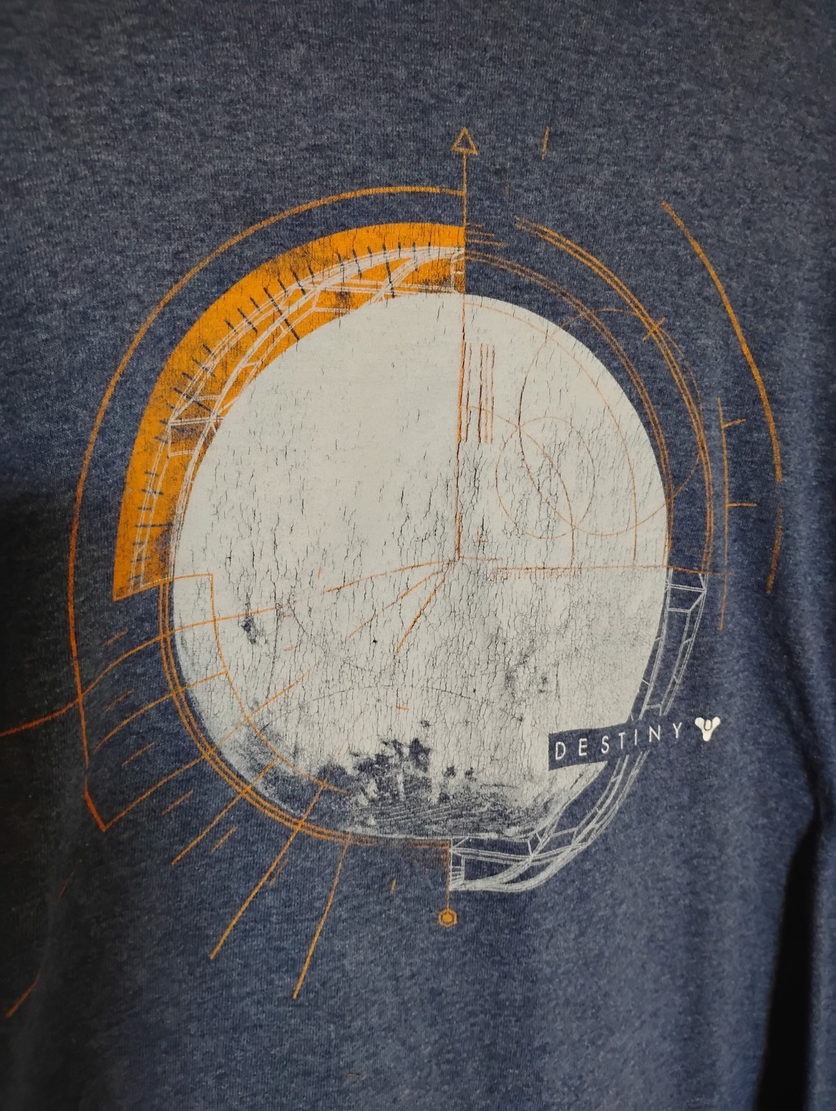 Bungie Destiny Videogame T-Shirt Men’s XL Blue White Orange