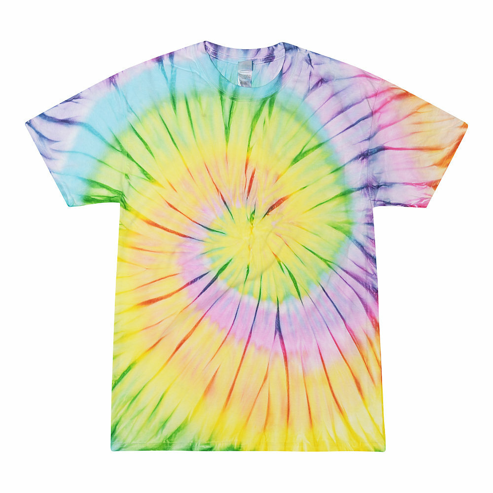 Lolly Pop Tie Dye T-Shirts Adult & Kids Sizes Cotton Colortone