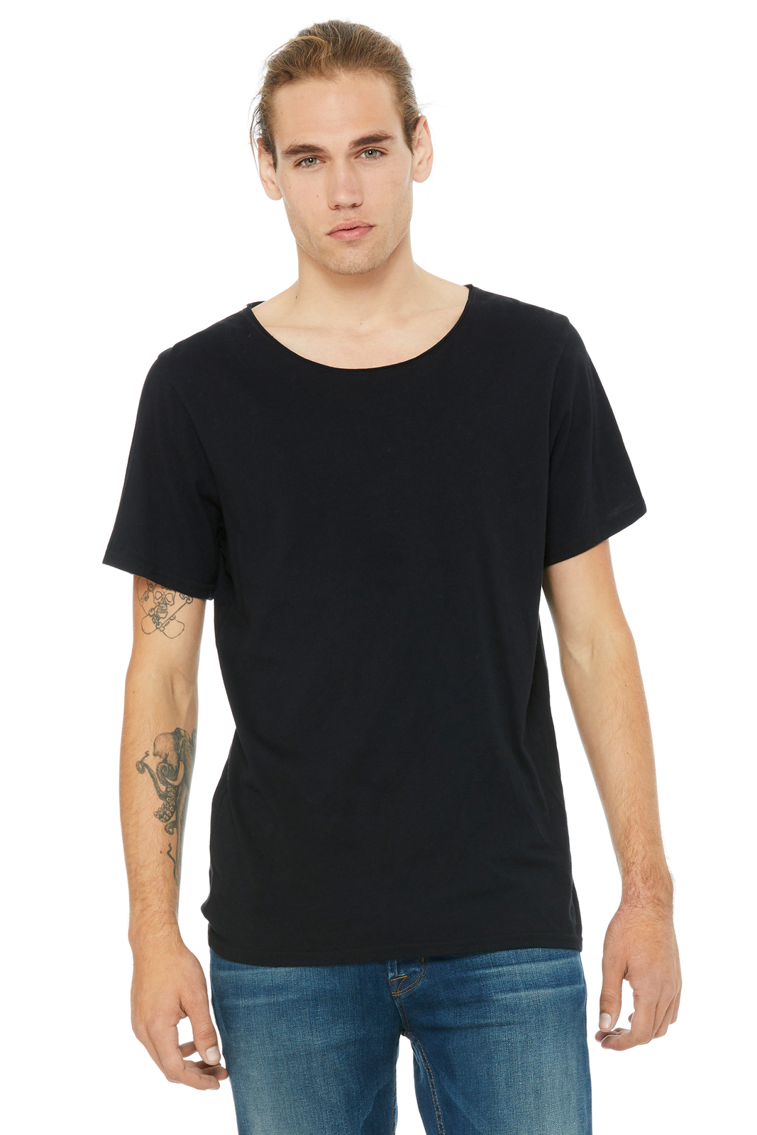 Bella + Canvas Men’s Jersey Raw Neck Tee B3014