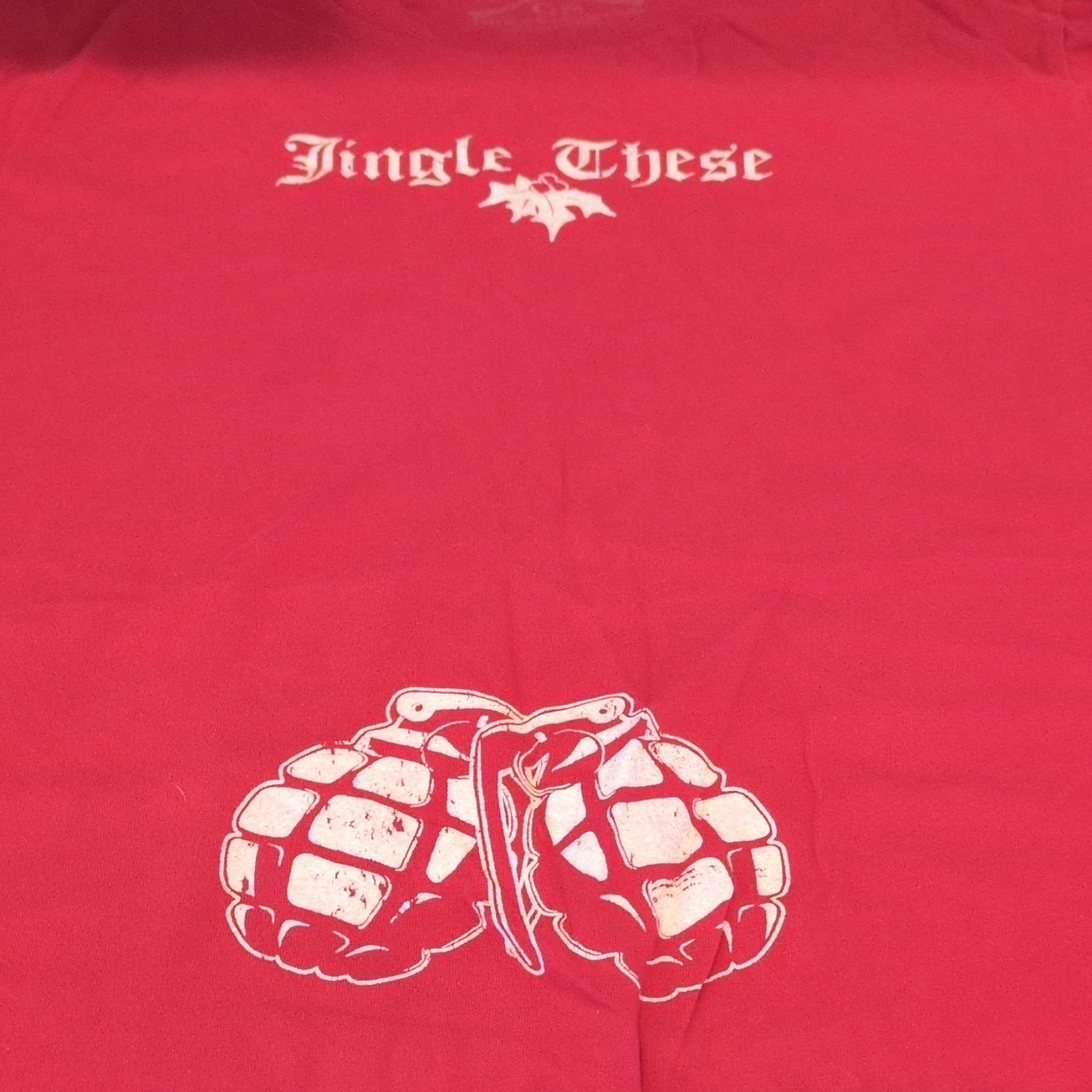 Men’s Grunt Style Club Size XL Jingle These Bells Grenade Graphic Tee Christmas