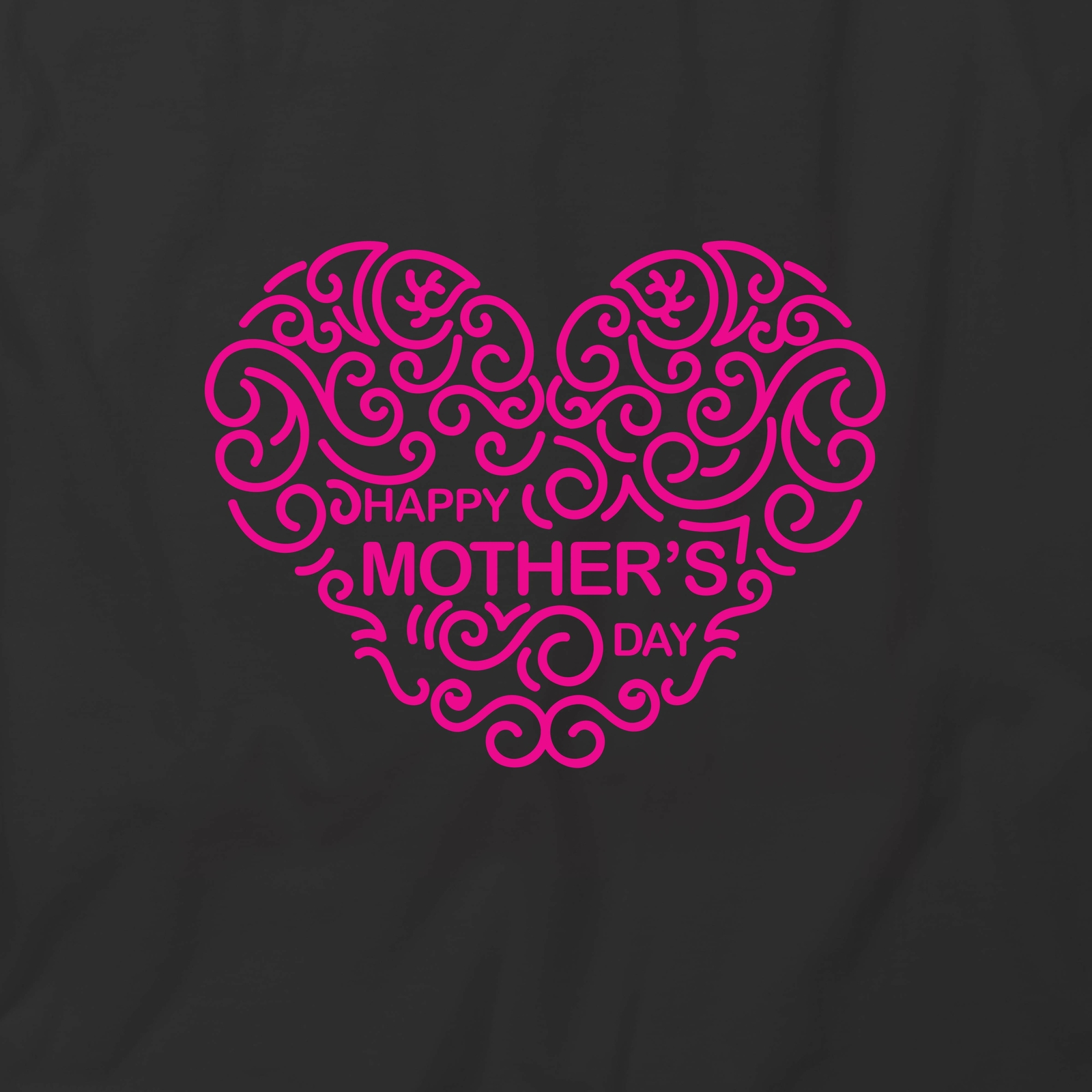 HAPPY MOTHERS DAY TShirt Tee Short-Sleeved Cotton CLOTHING MOM HEART S1BSA15