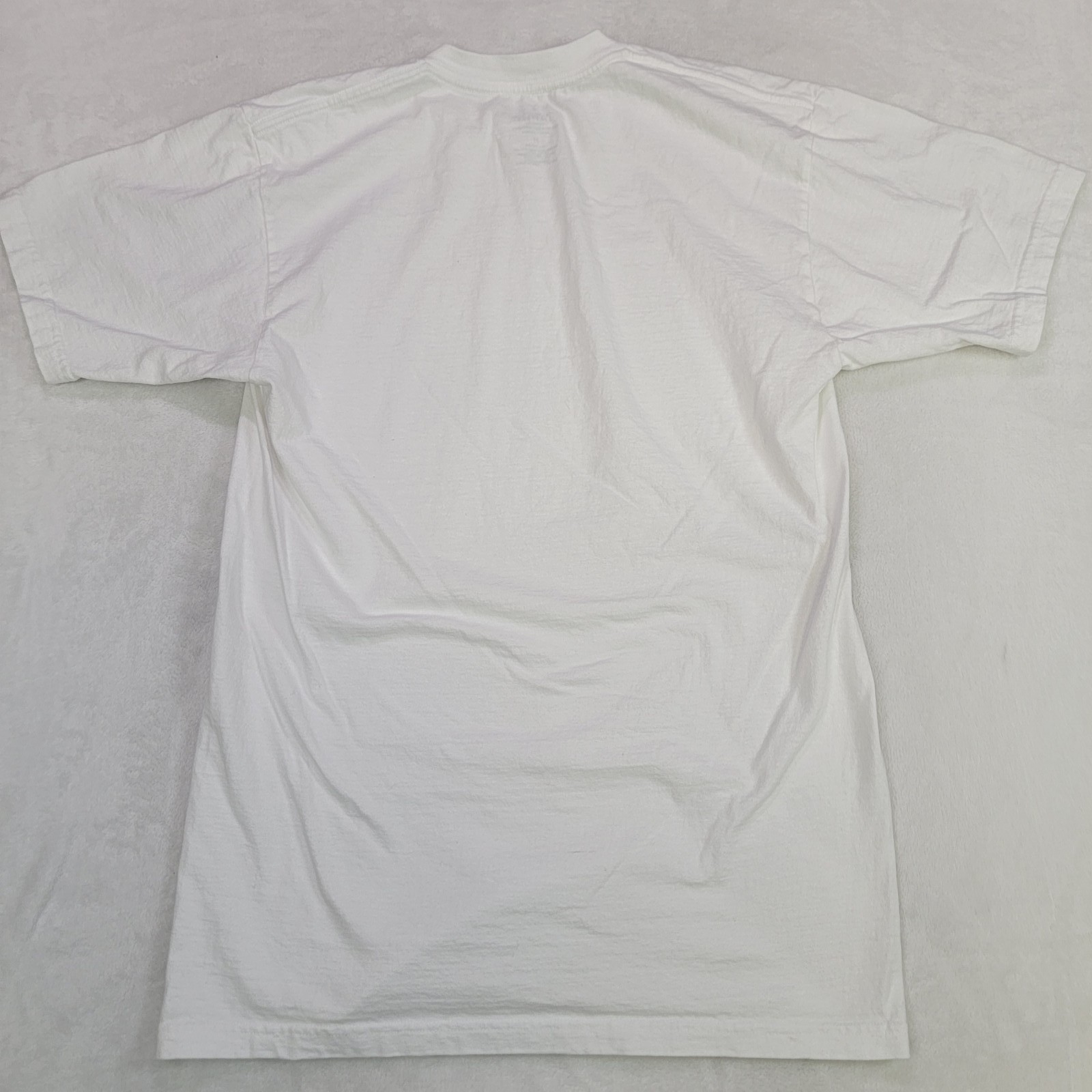 Stafford Men’s Medium White Shirt Short Sleeve Crewneck Heavyweight Classic Fit