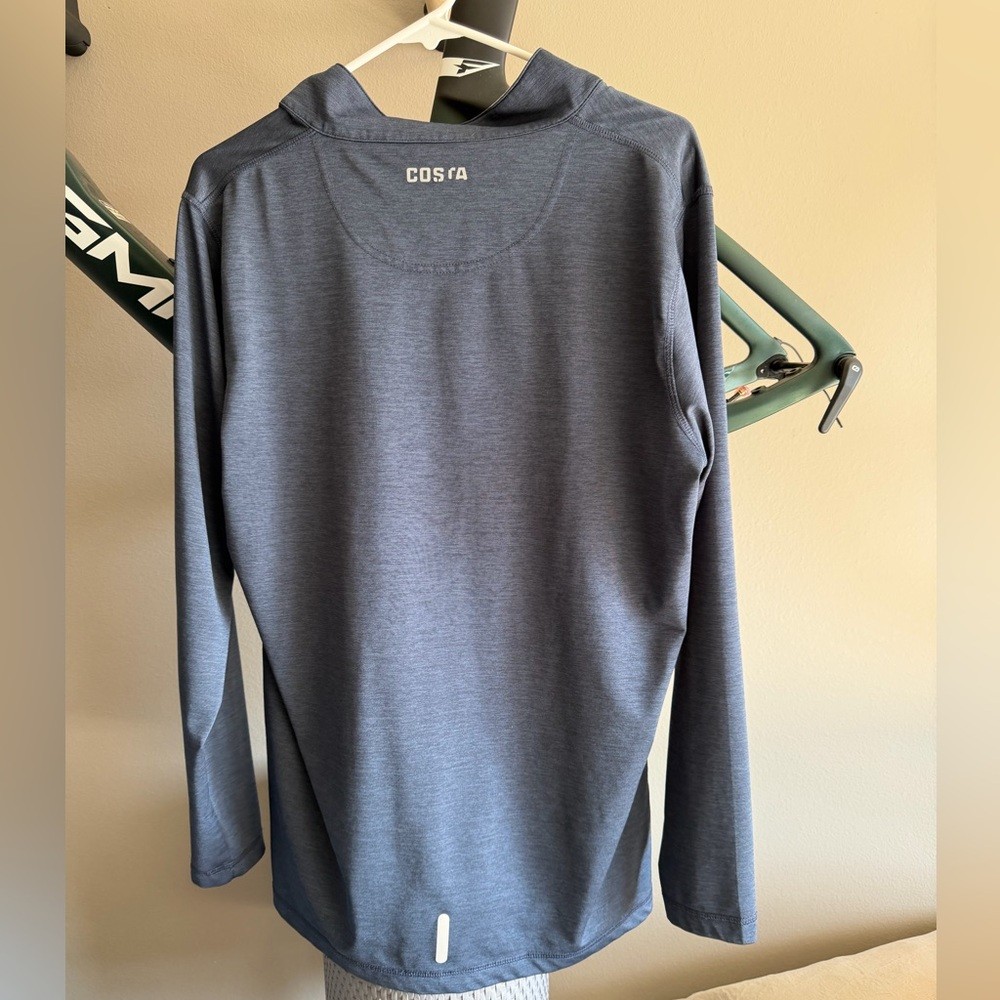 Costa Navy Quarter-Zip Pullover