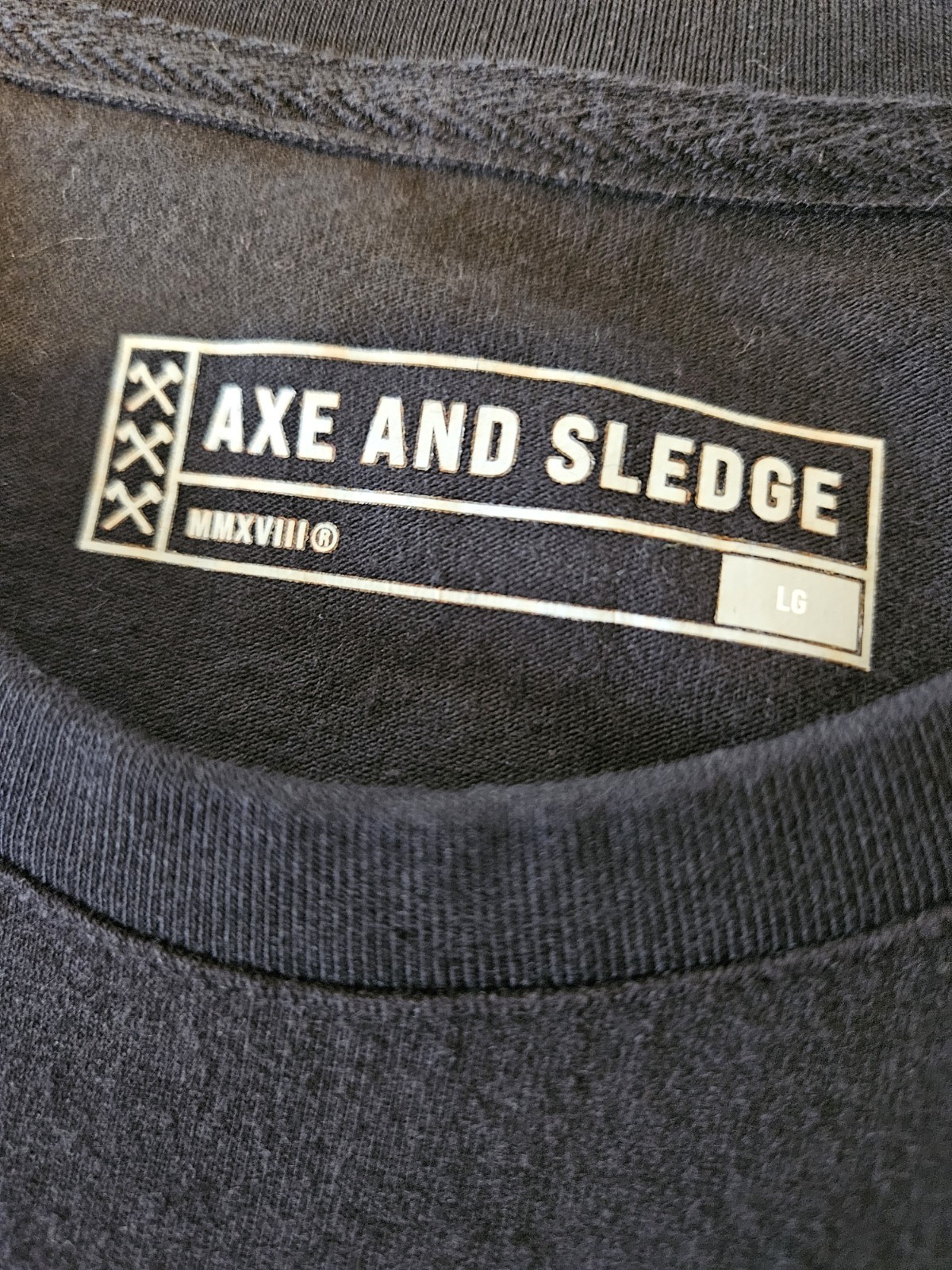 Rare Axe and Slegdge Hard Working Gym Workout fitness Tank Mens Large