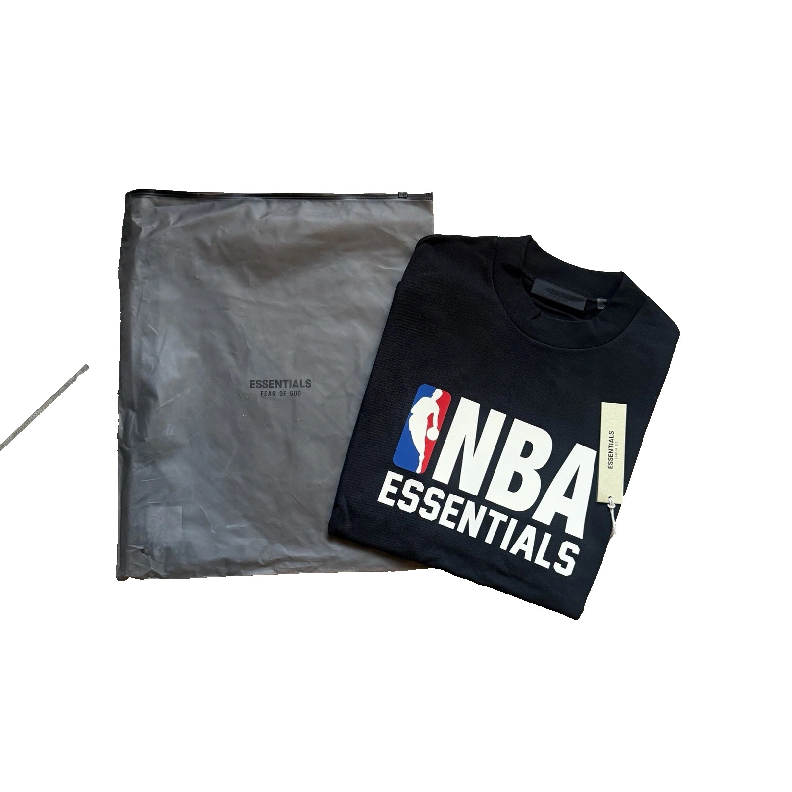 Fear of God Essentials NBA Men’s Cotton Logo Fit T-Shirt Size : MEDIUM