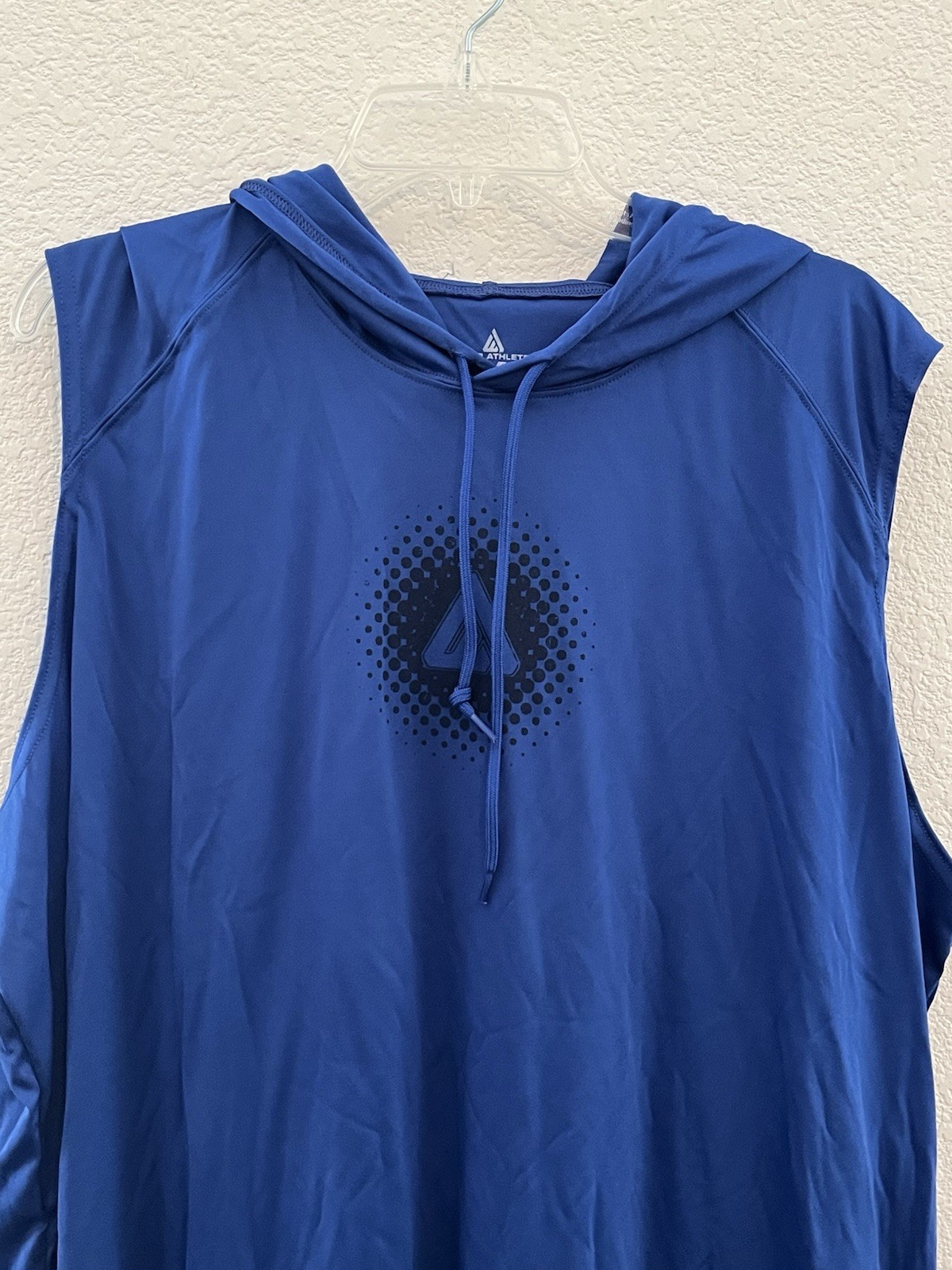 Ever Athlete Men’s Lightweight Hooded Workout/Casual Tank Royal Blue 2XL