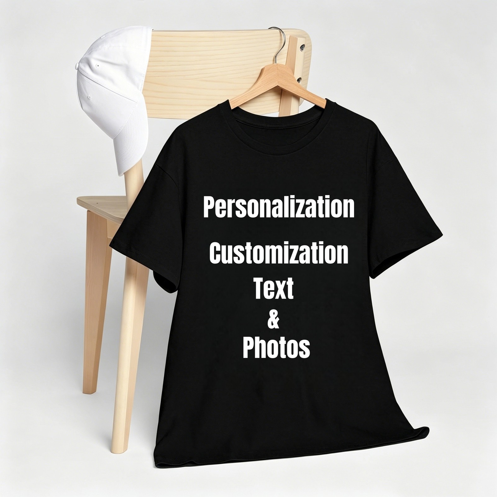 Personalized Printed Name Picture Tshirt Unique Father’s Day Present For Father