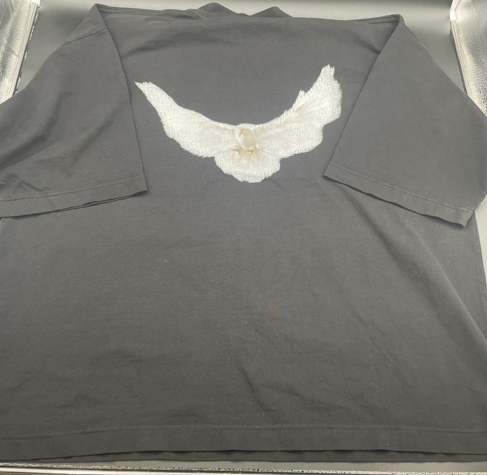 YEEZY YZY x Gap Engineered by Balenciaga Dove T Shirt Kanye Black Size Medium