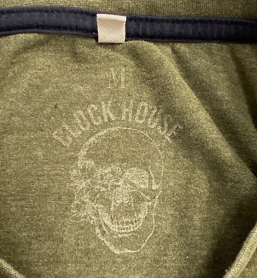 CLOCK HOUSE Mens Regular Fit Graphic T-Shirt XL Cotton Green