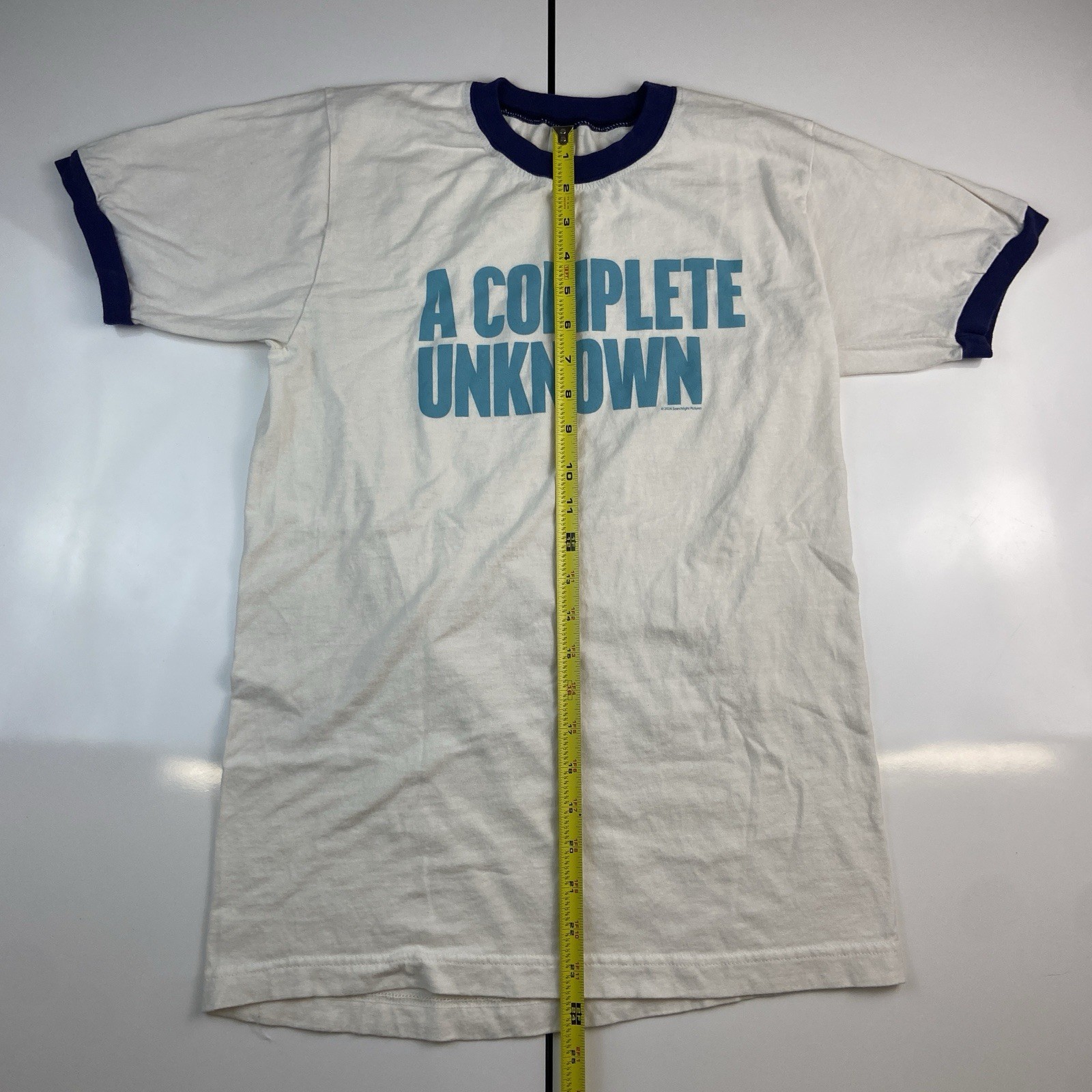 Bob Dylan Movie “A Complete Unknown” Promo Shirt Ringer Style T-Shirt Small