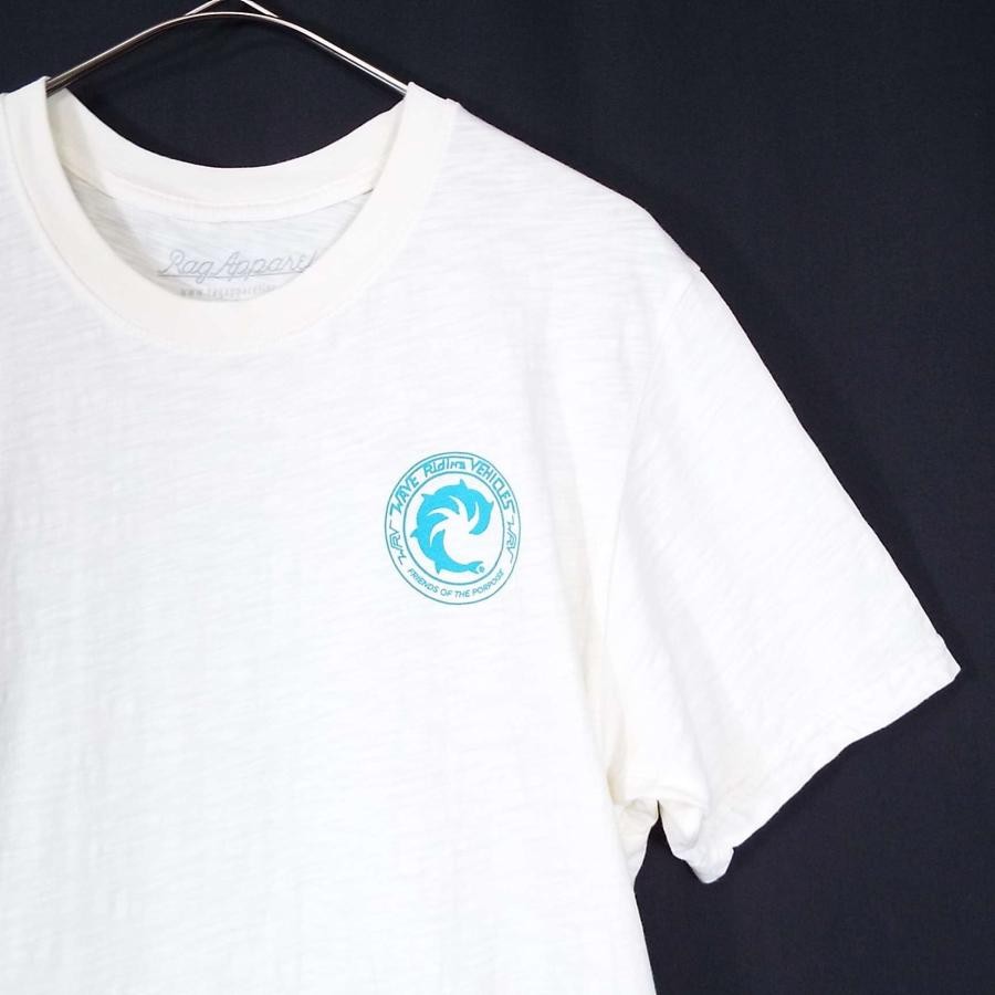 Ragapparel Wave Riding Vehicles Surfboard Logo T-Shirt Ivory US M Short Sleeve