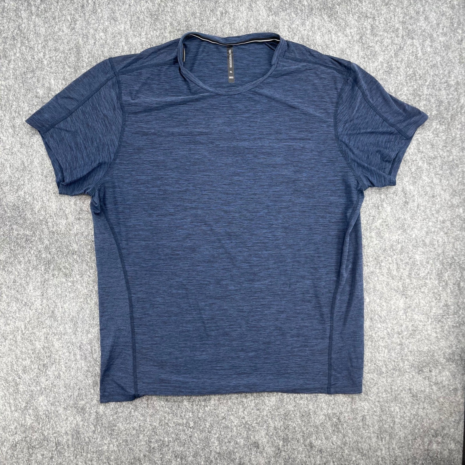Ten Thousand Shirt Mens XL Navy Blue Heather Training Running Tee Distance