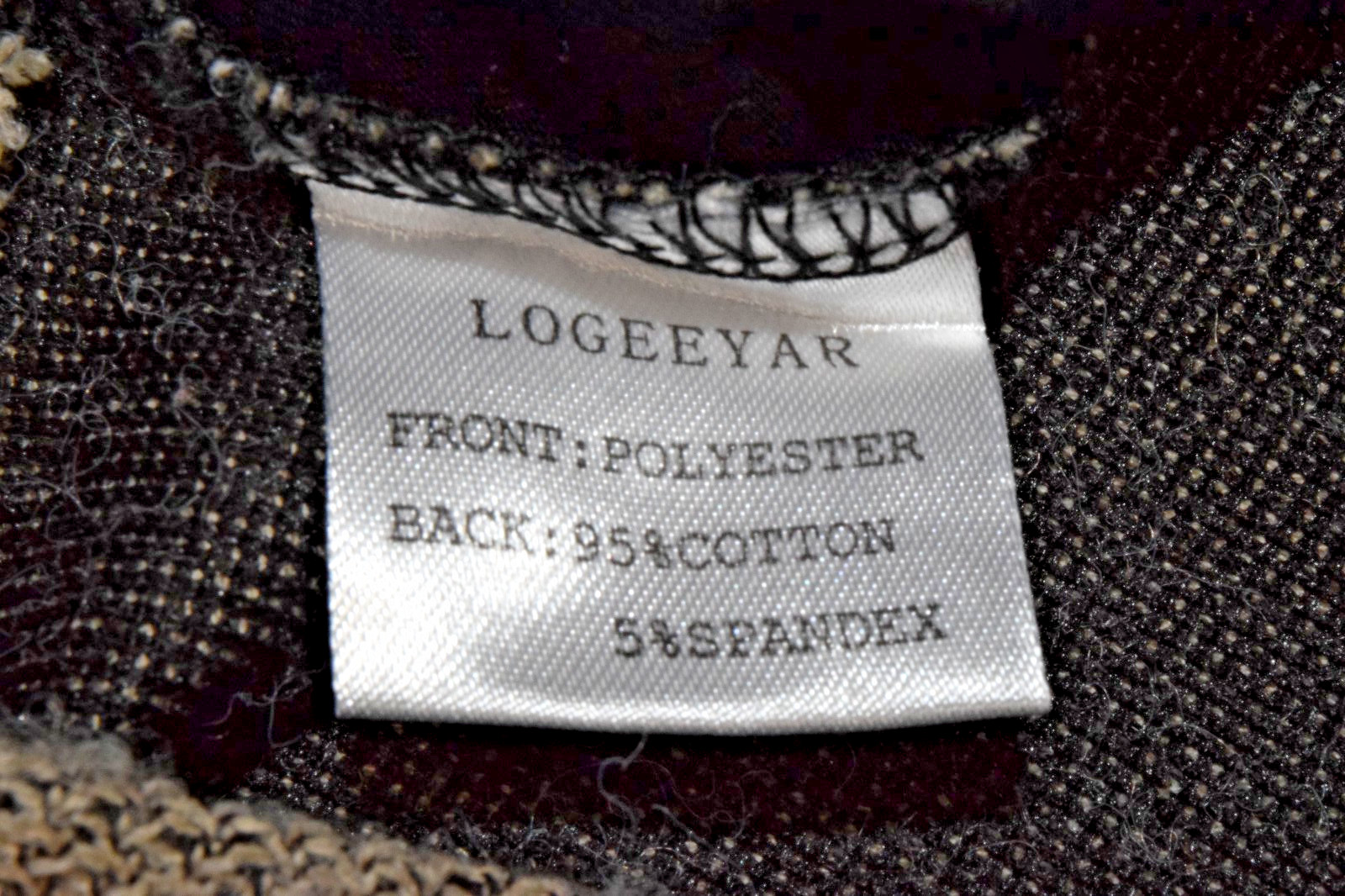 Mens Henley T-Shirt Logeeyar Fashion Show Size L Black Beige Gray Colorblock