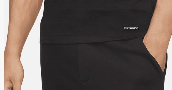 3 CALVIN KLEIN SLIM FIT BLACK WHITE CREWS S M L XL COTTON T-SHIRTS UNDERSHIRTS