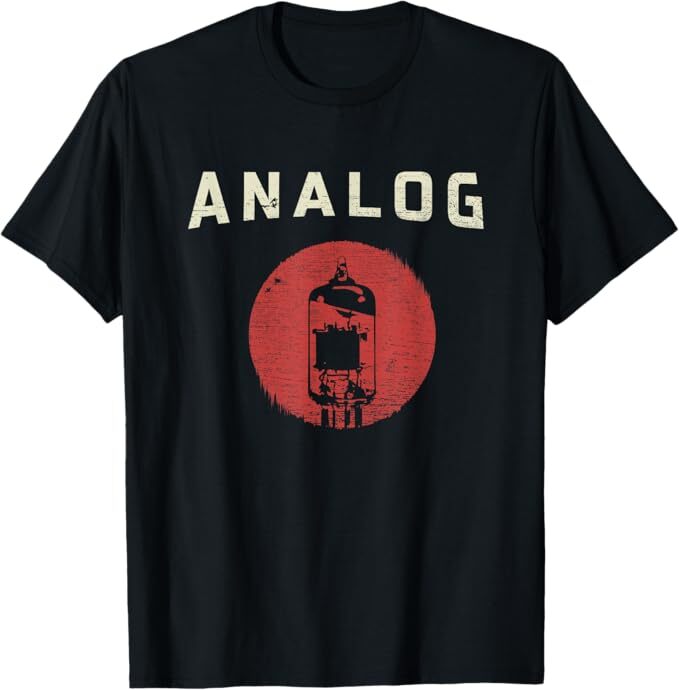 Vacuum tube amp analog vintage retro 80’s 90’s t shirt T-Shirt