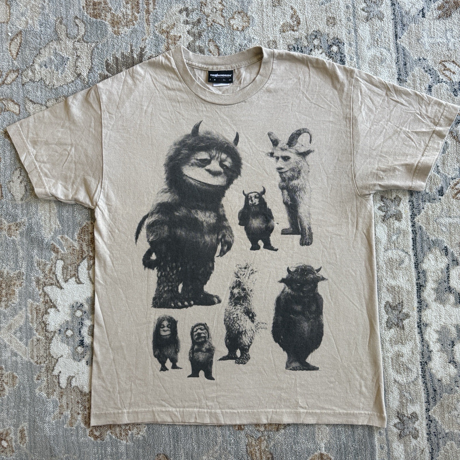 The Hundreds X Where The Wild Things Are T-shirt Large Movie Promo Tee Rare Art
