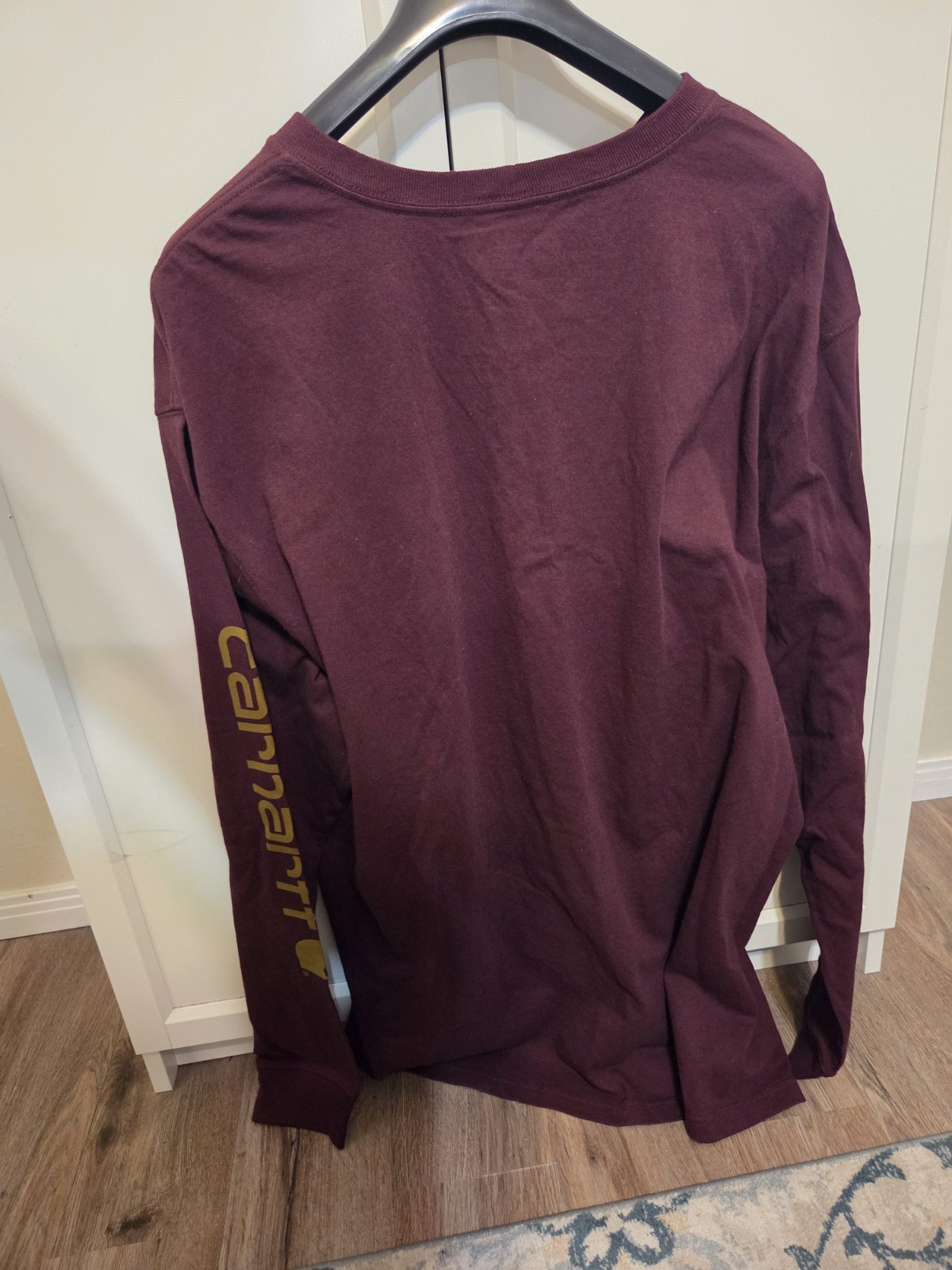 NWT MEN’S 2XL LOOSE FIT Long Sleeve CARHARTT HEAVYWEIGHT T-SHIRT TK0231-M IRR