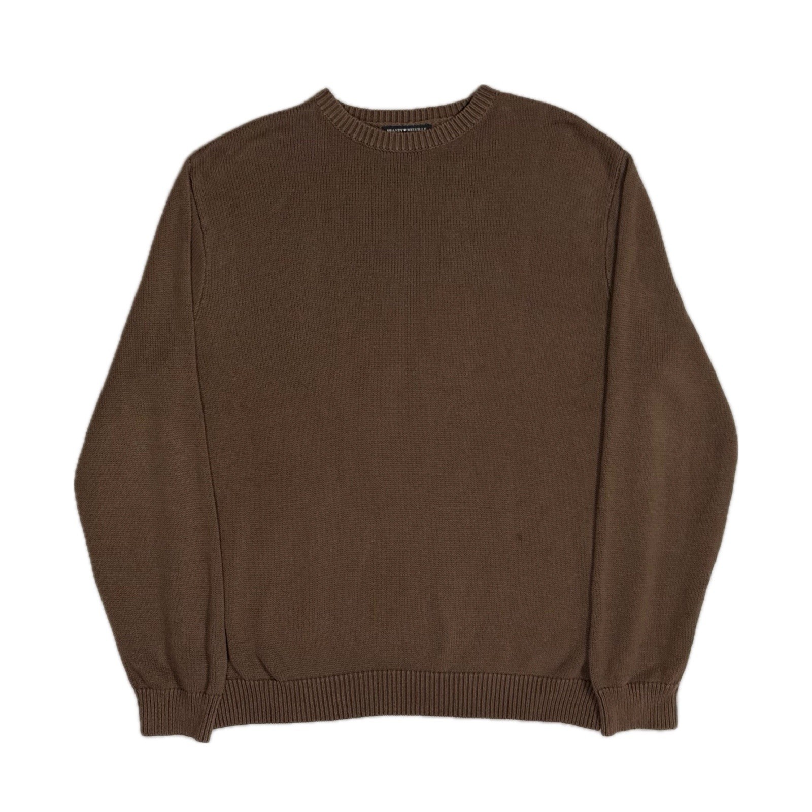 Brandy Melville 45% cotton 55% acrylic brown knit longsleeve T Shirt