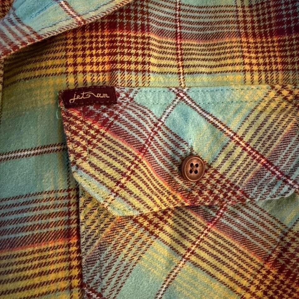 Jetsam men’s Soft and comfortable multi-coloured rough rider flannel shirt
