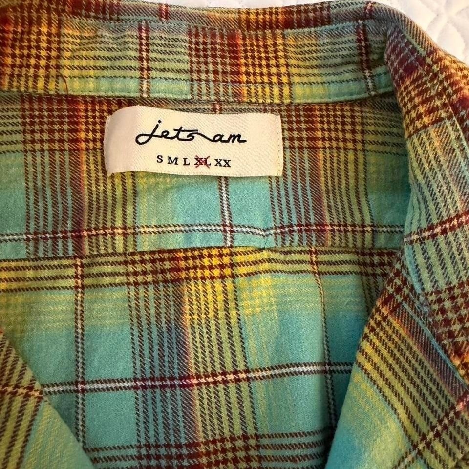 Jetsam men’s Soft and comfortable multi-coloured rough rider flannel shirt