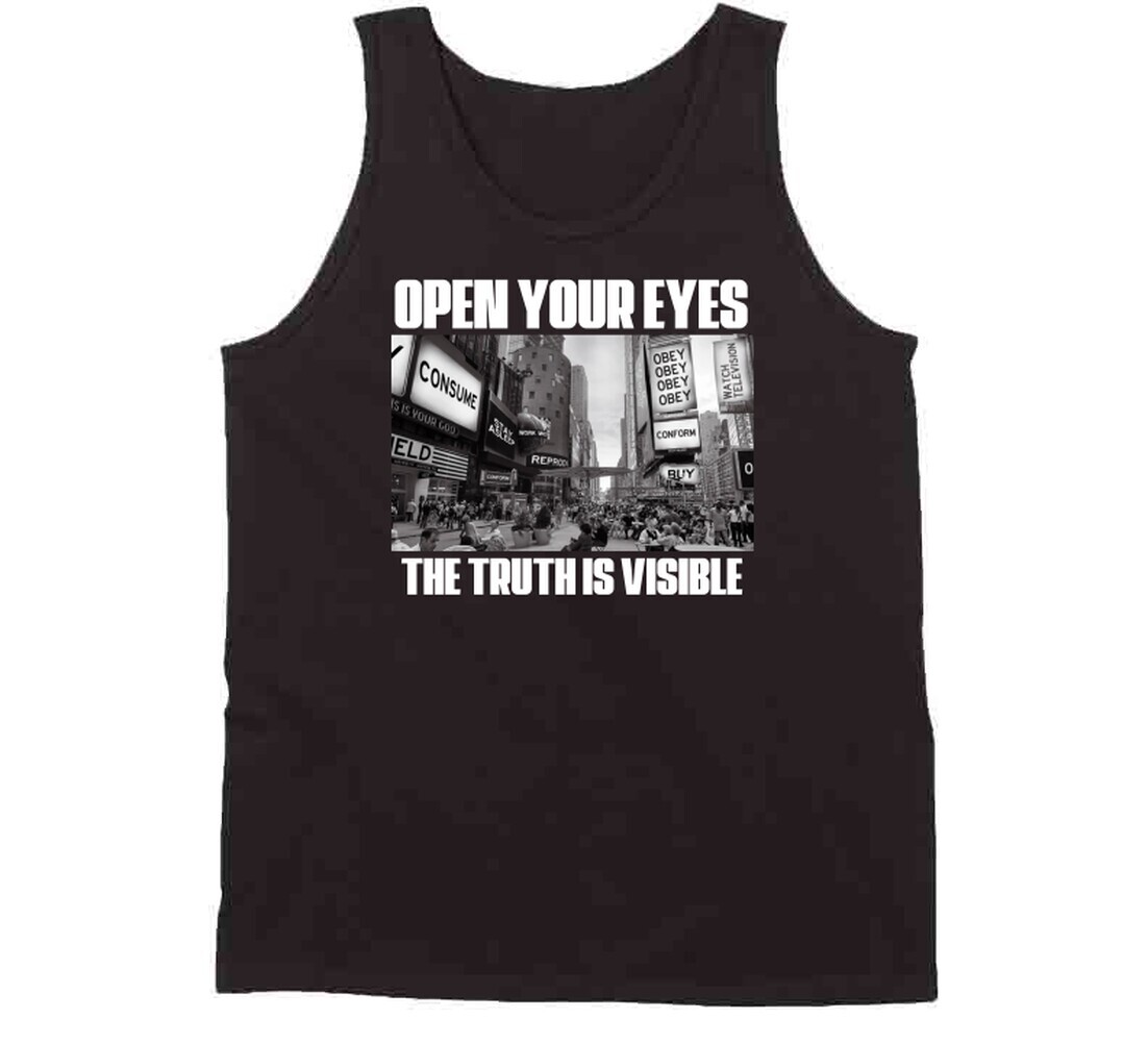 Open Your Eyes The Truth Is Visible They Live Roddy Piper Fan T Shirt