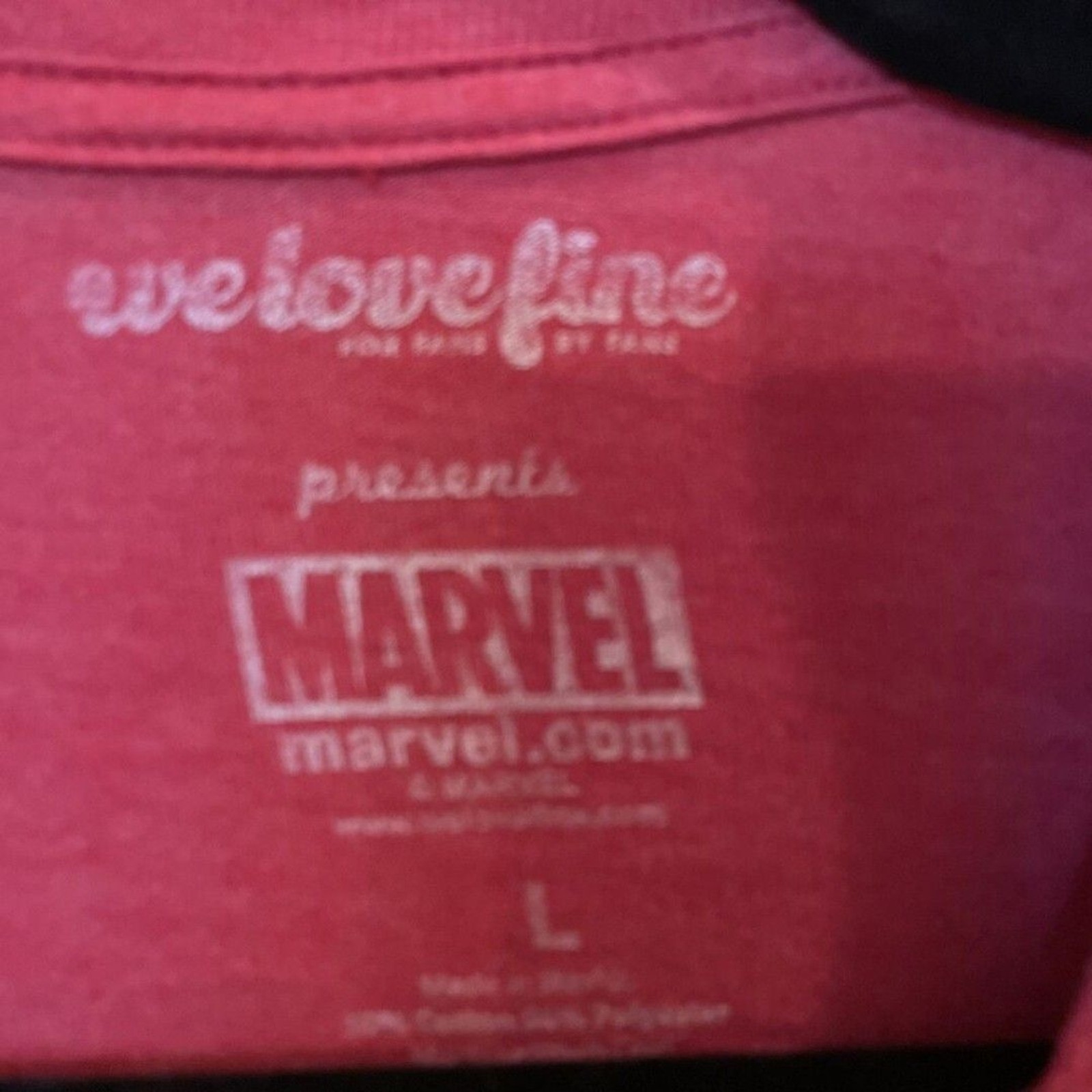 Marvel T-shirt. Chillin’ is my business’ Size Large