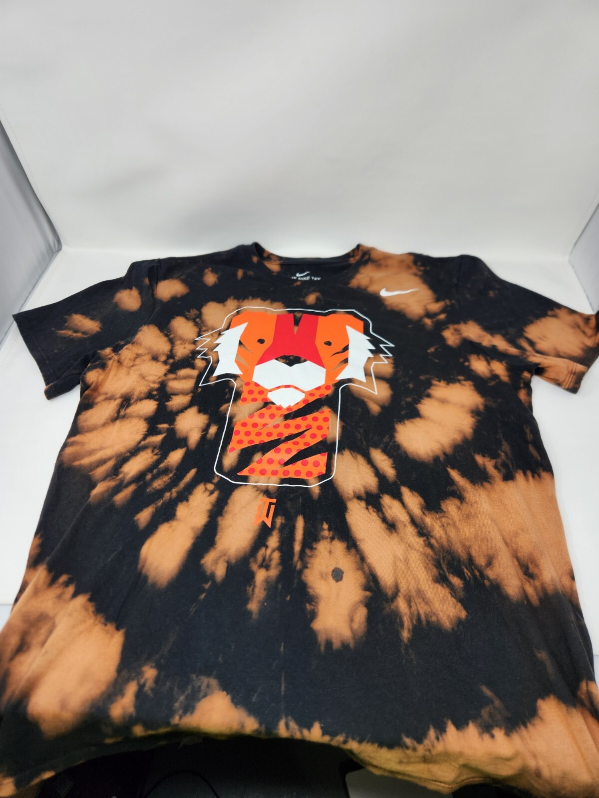 Nike Tiger Woods Tie Dye Frank Headcover Golf T-Shirt M Very Rare