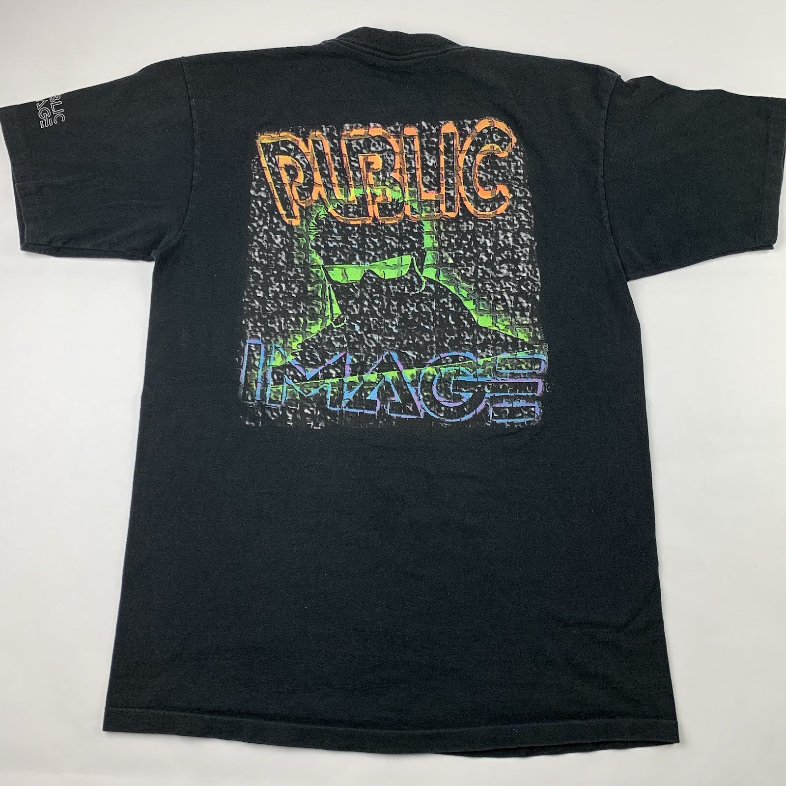 VTG 90s Public Image Surf Street Wear T-Shirt Mens Large Skate Single Stitch