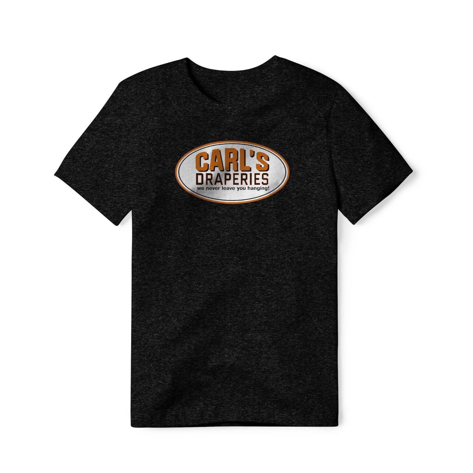 Carl’s Draperies Logo : Terminator Movie, Cotton/Poly Blend Tee