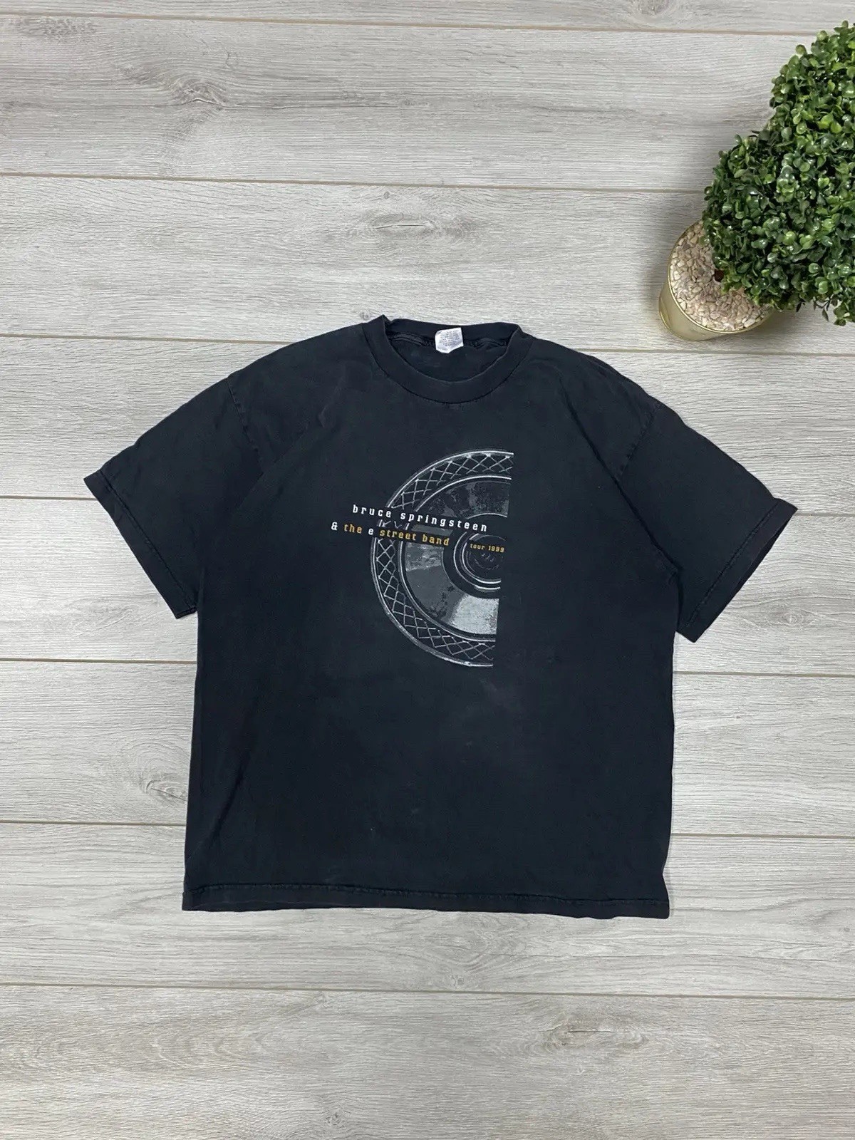 T-Shirt Bruce Springsteen E Street Band Vintage 1999 Tour big logo made in USA
