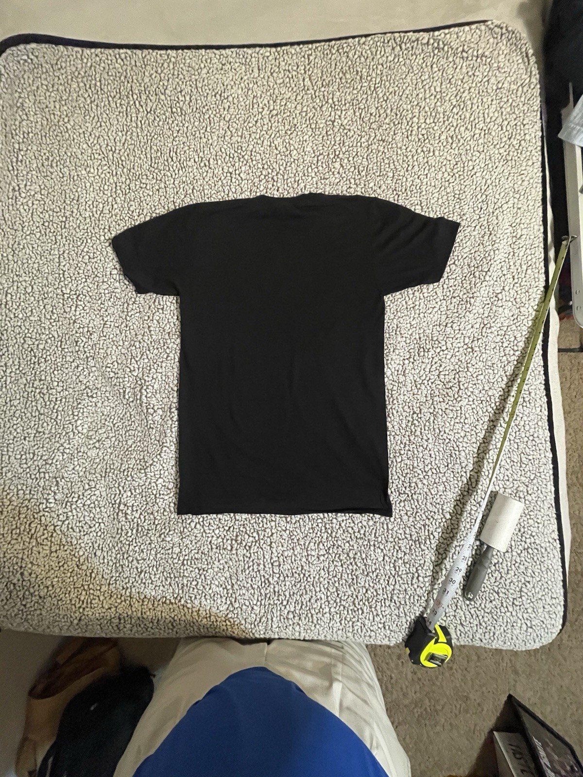 American Apparel Fine Jersey 100% Combed Cotton T-Shirt Black Small Made In USA
