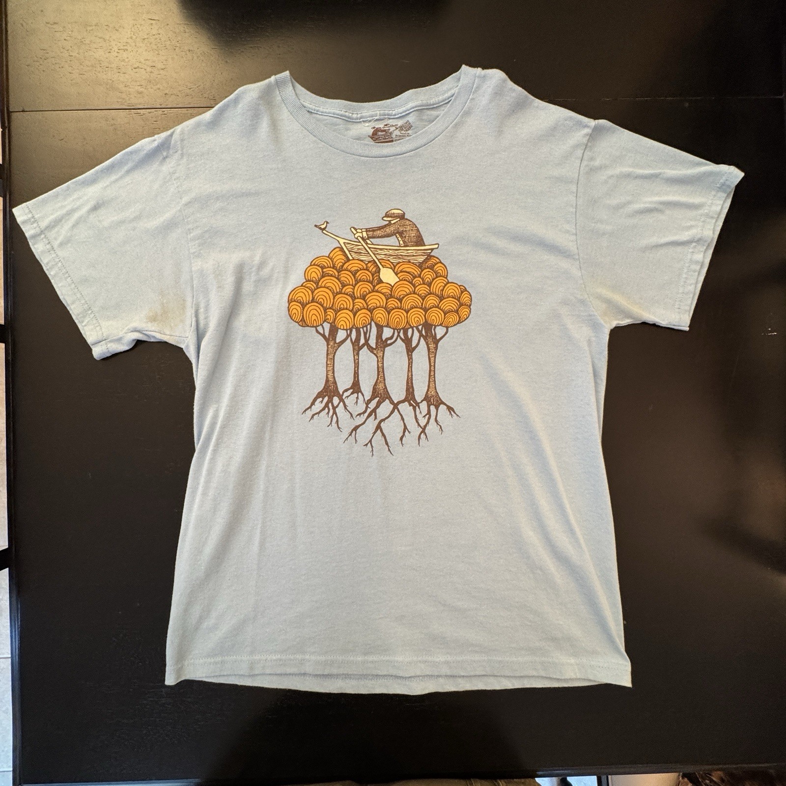 Threadless Sailing The High Trees Graphic Print T-Shirt Men’s Large