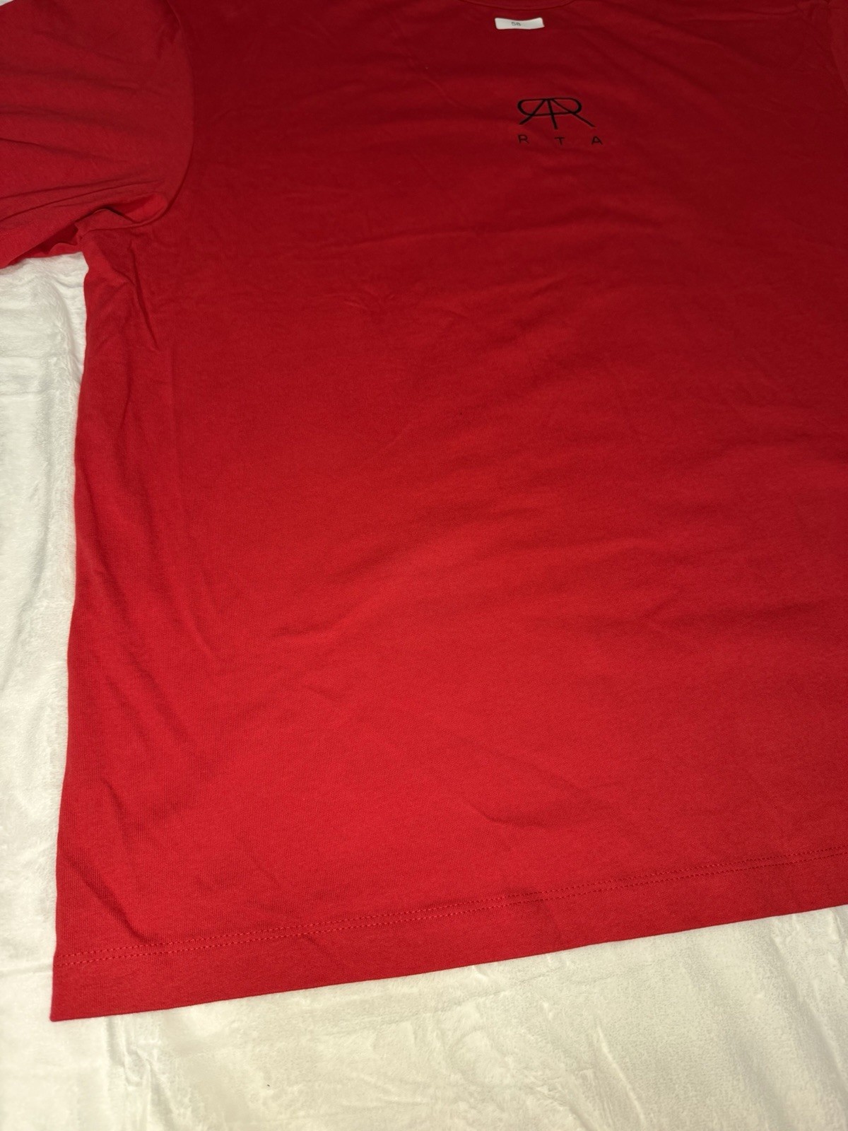 NWT Men’s RTA Cherry Red Oversize Drop Shoulder Tee – XL