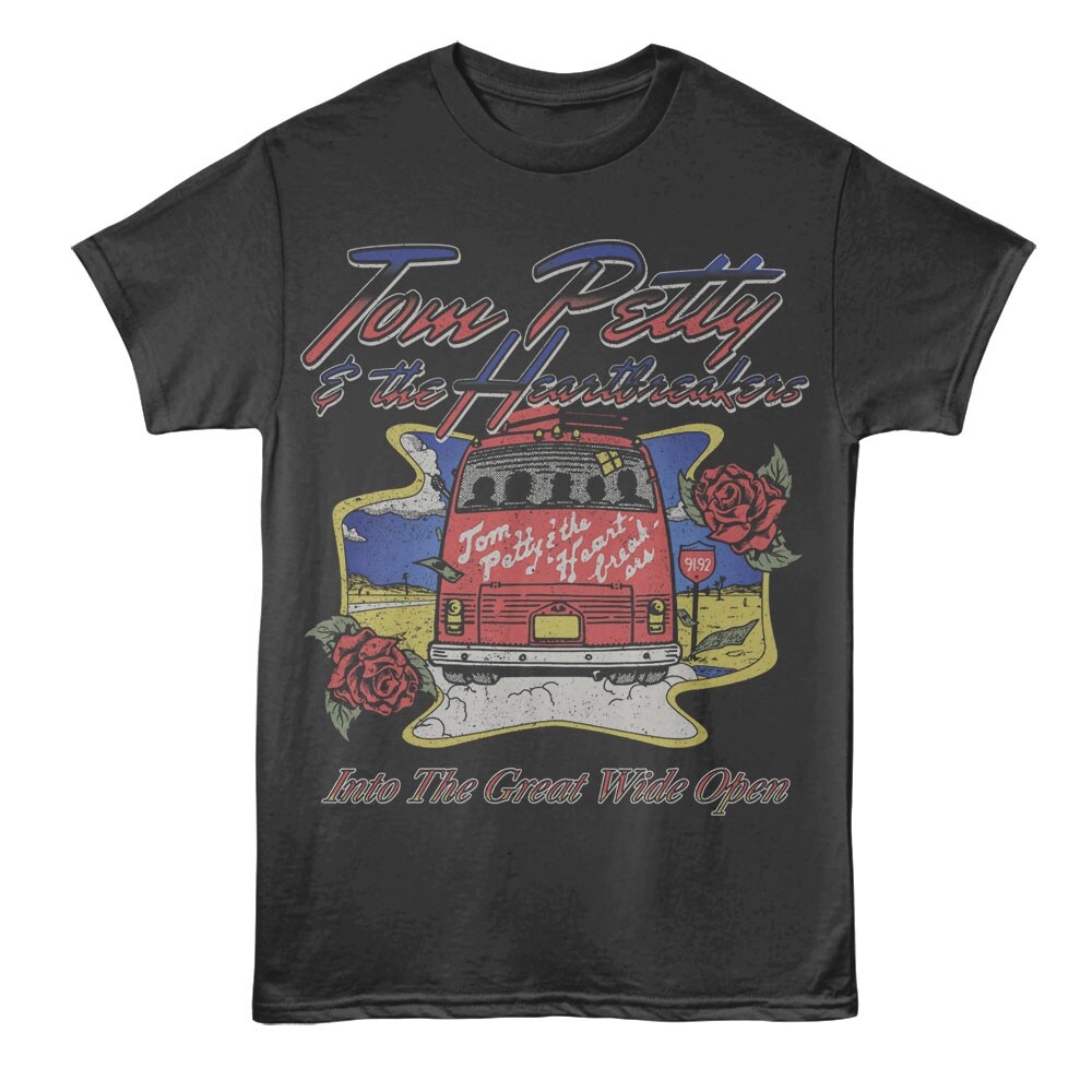 Tom Petty T Shirt Heartbreakers 91 -92 GREAT WIDE OPEN TOUR Rock Music New F&B