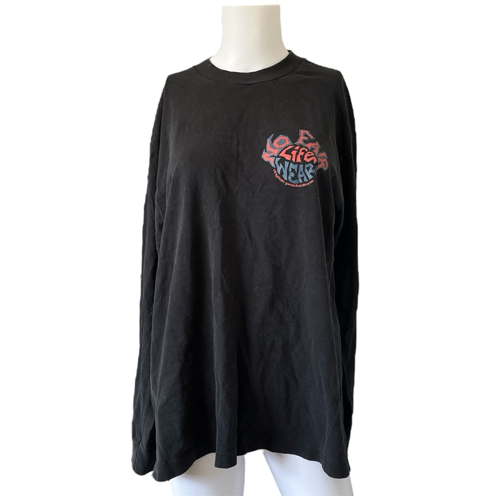 Vintage No Fear Long Sleeve T-shirt I Funny Cotton Size XL