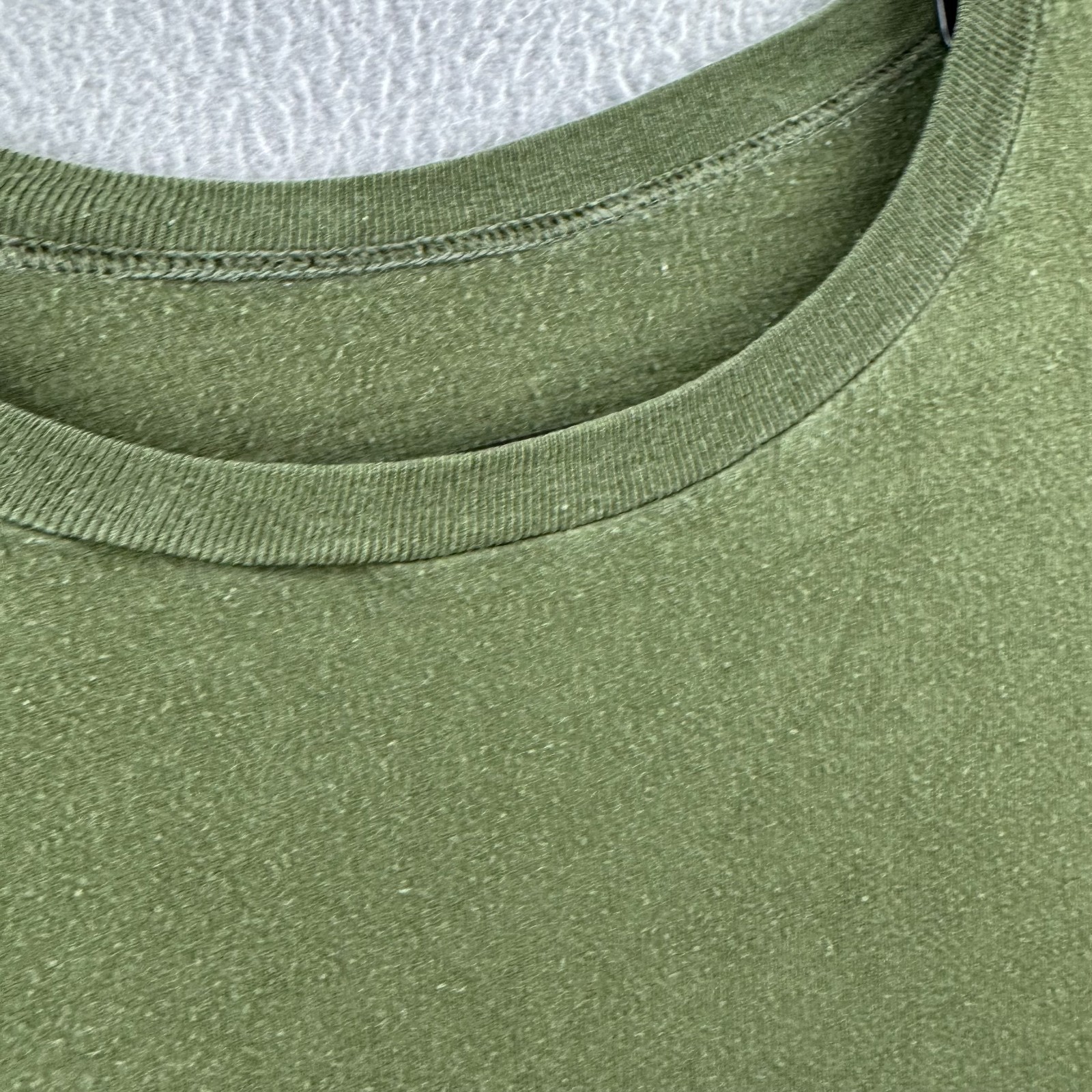 Vintage Military Shirt Mens Large Green Single Stitch Thin Cotton 70s Vietnam