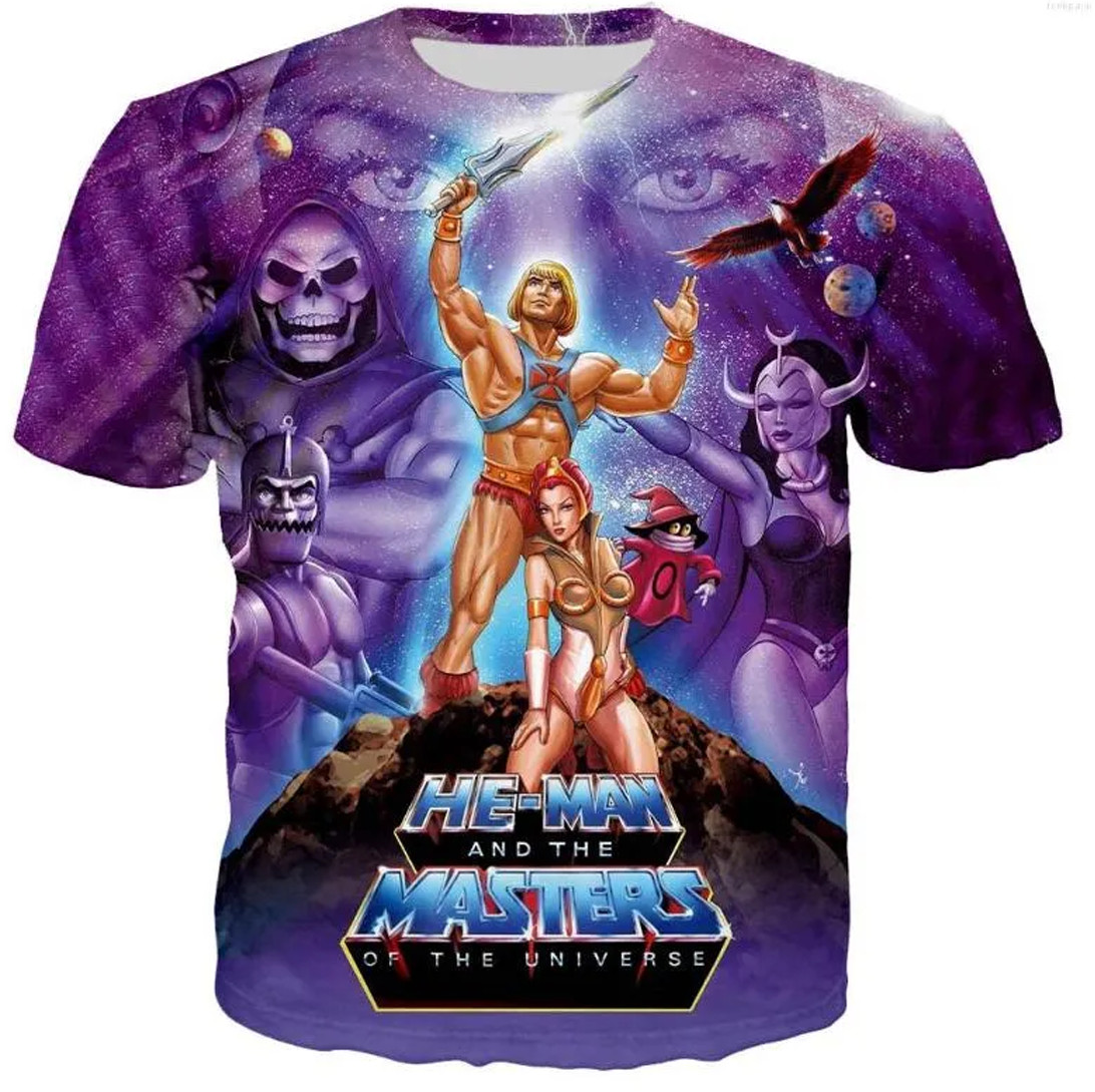 HE MAN Masters Of The Universe 3d shirt cartoon BEST GIFT for lover