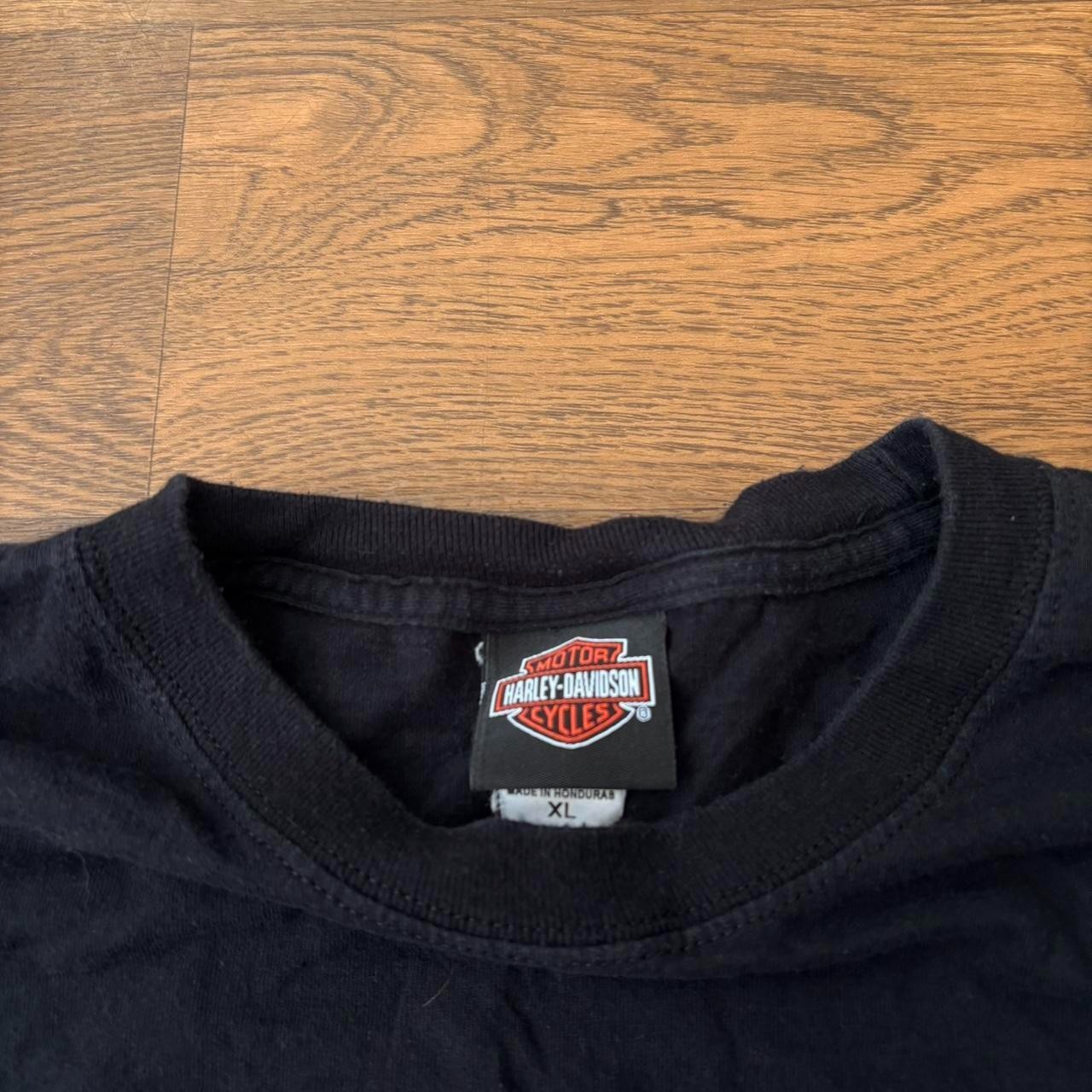 Vintage Y2K Authentic Harley Davidson Grunge Style Wolf Face Graphic T Shirt XL