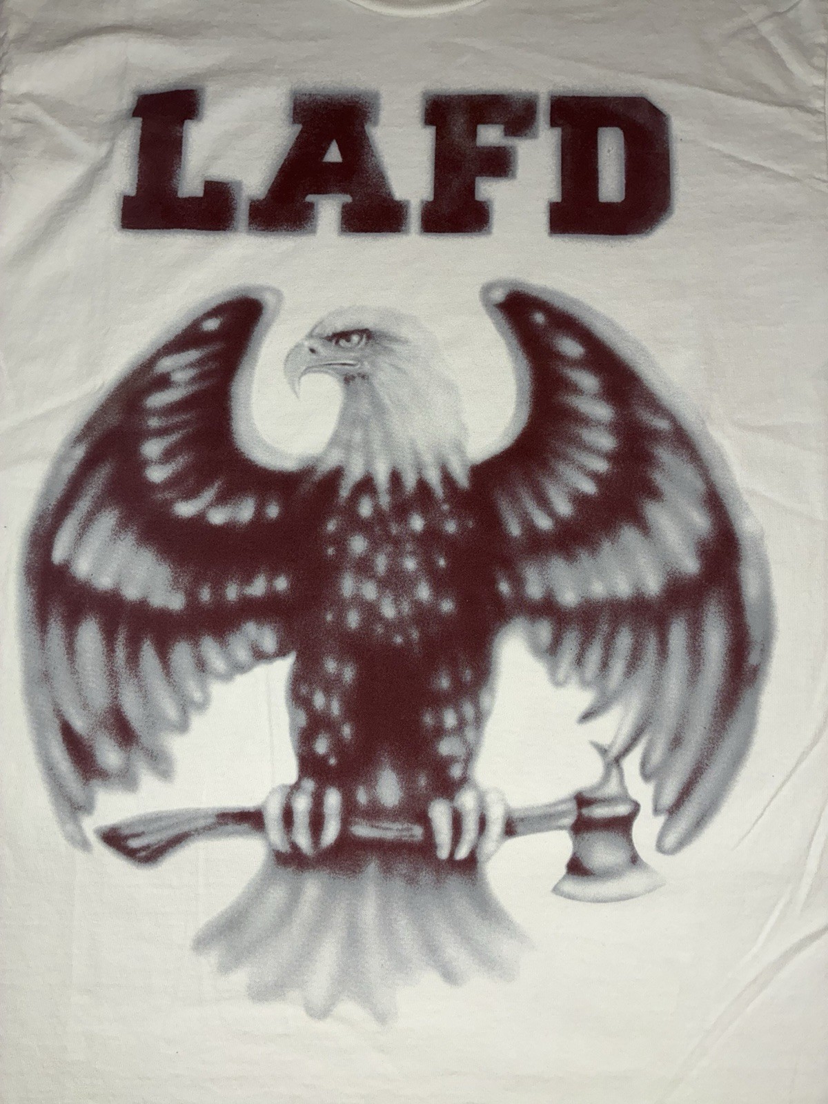 Travis Scott LAFD Tee L Cream Los Angeles Fire Depart CA Wildfire Response NEW