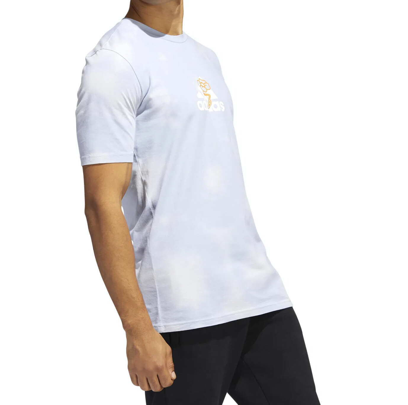 Adidas Men’s Summer Madness TSL Graphic Tee, Halo Silver
