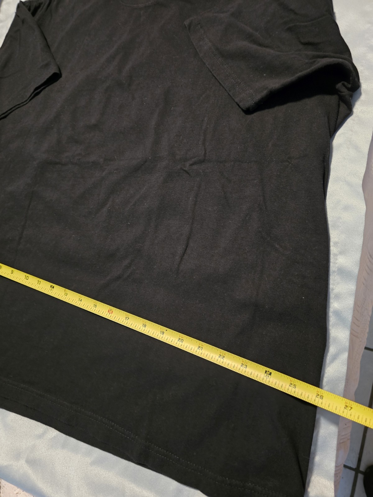 LOT OF 3 MEN’S SHIRT SLEEVE TEE BIG AND TALL 3XL BLACK 100% COTTON T SHIRTS