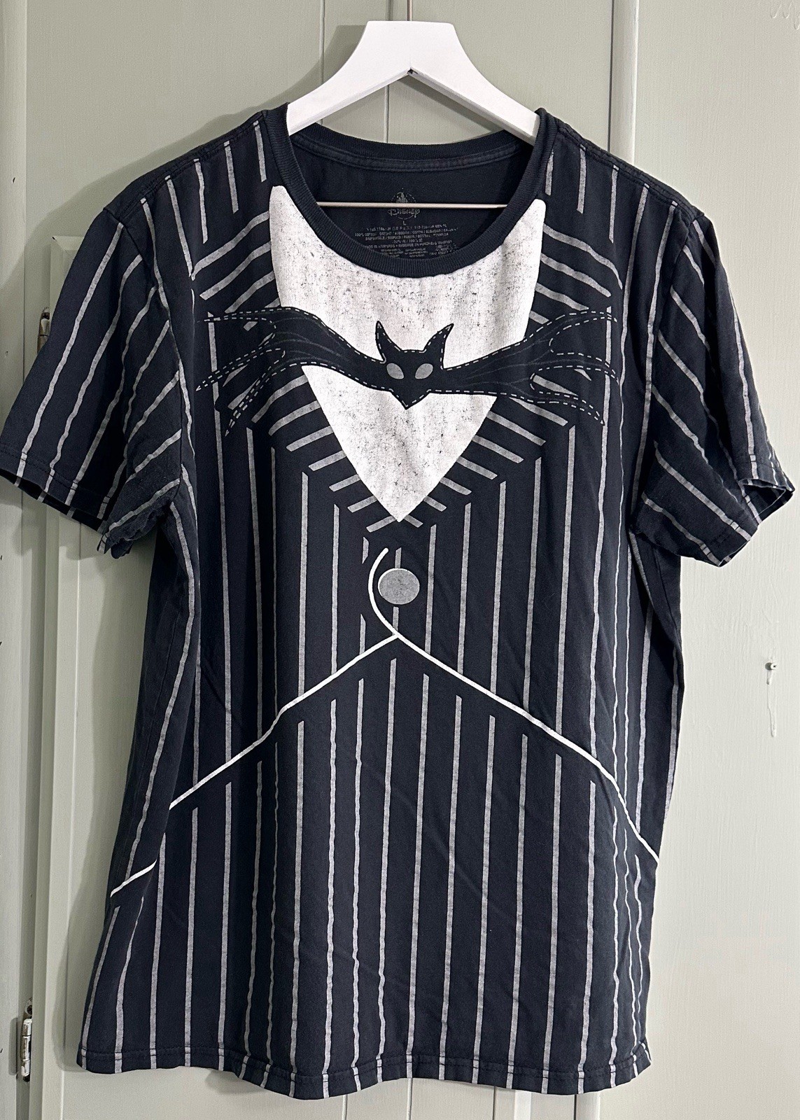 Disney The Nightmare Before Christmas Jack Skellington T-Shirt Tuxedo Large