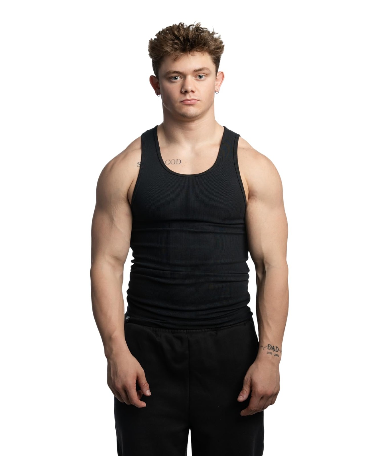 Ekkovision Beaters, Men’s Tank Tops, Cotton Spandex Blend Tanks Tops for Men,