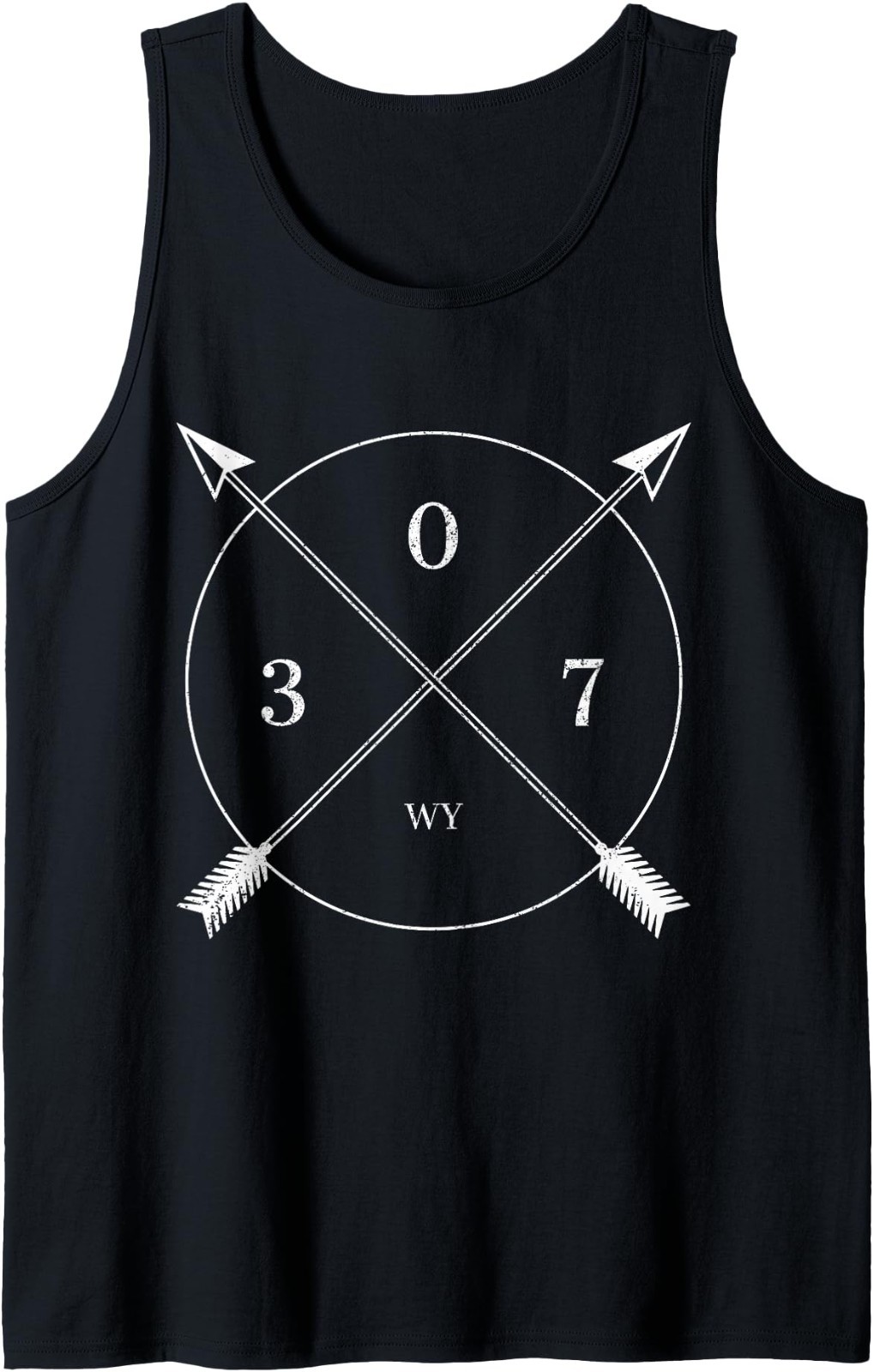 Wyoming 307 Area Code Pride Casper Cheyenne Laramie Tank Top