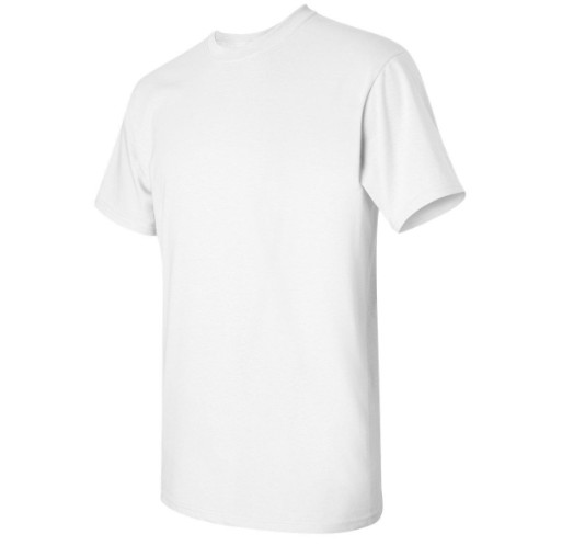 Gildan G800 Adult 5.5 oz 50-50 White T-Shirt Size X-Large – 5 count